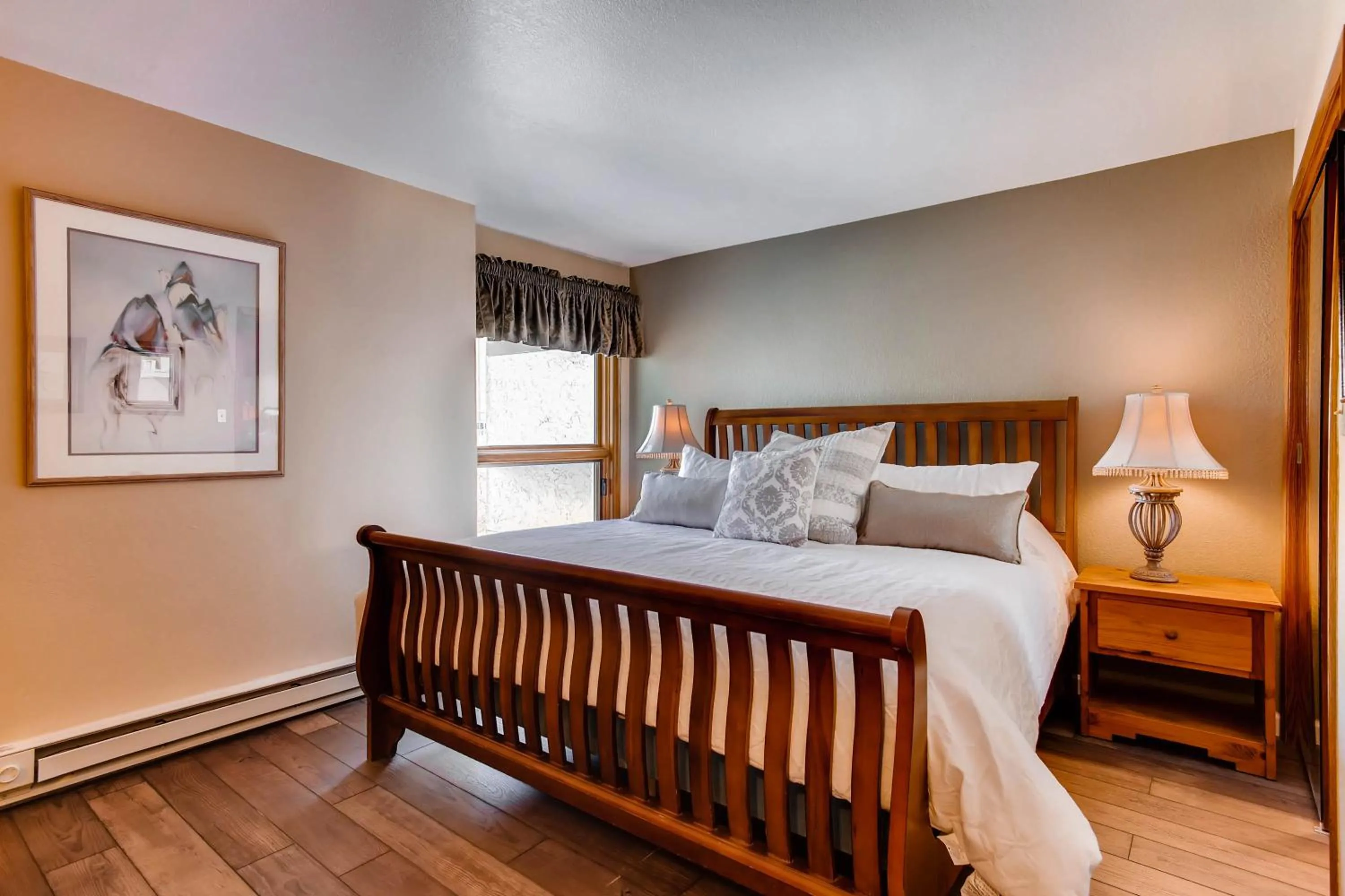 Bed in The Plaza Condominiums by Crested Butte Mountain Resort