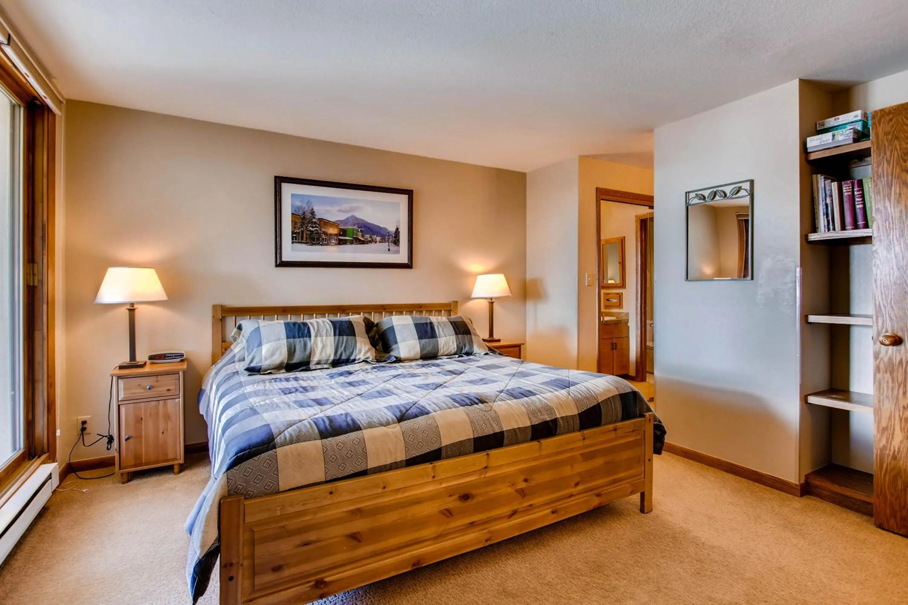 Bed in The Plaza Condominiums by Crested Butte Mountain Resort