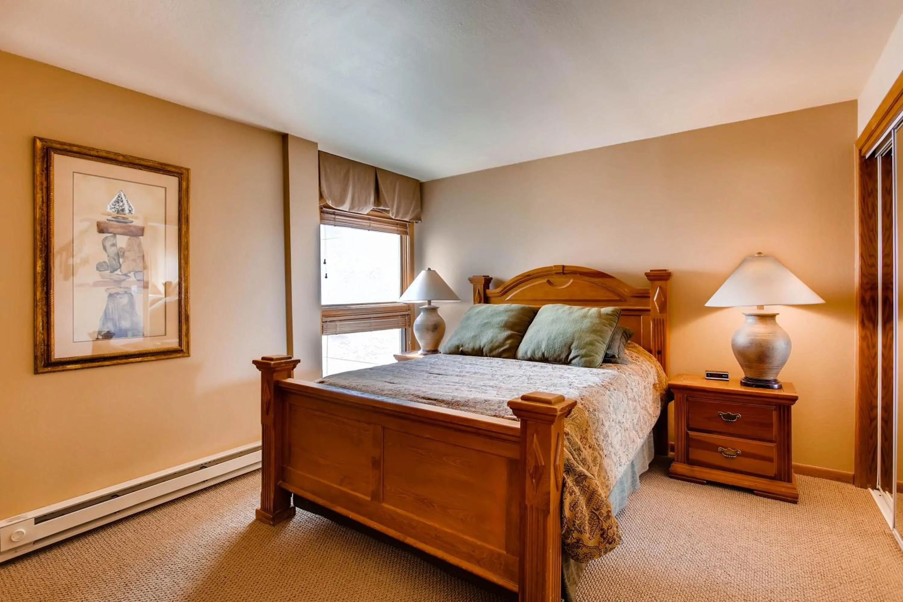 Bed in The Plaza Condominiums by Crested Butte Mountain Resort