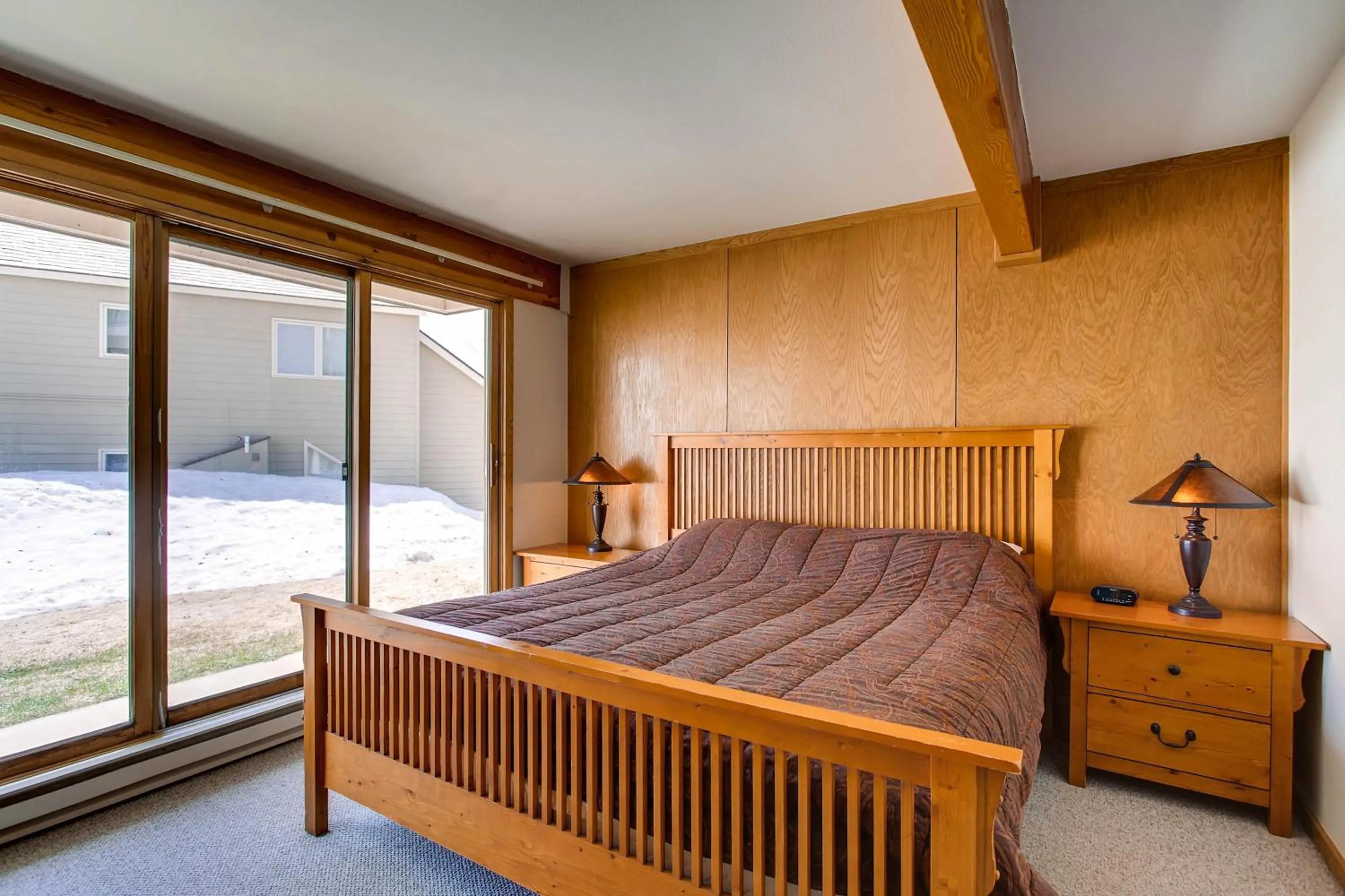Bed in The Plaza Condominiums by Crested Butte Mountain Resort
