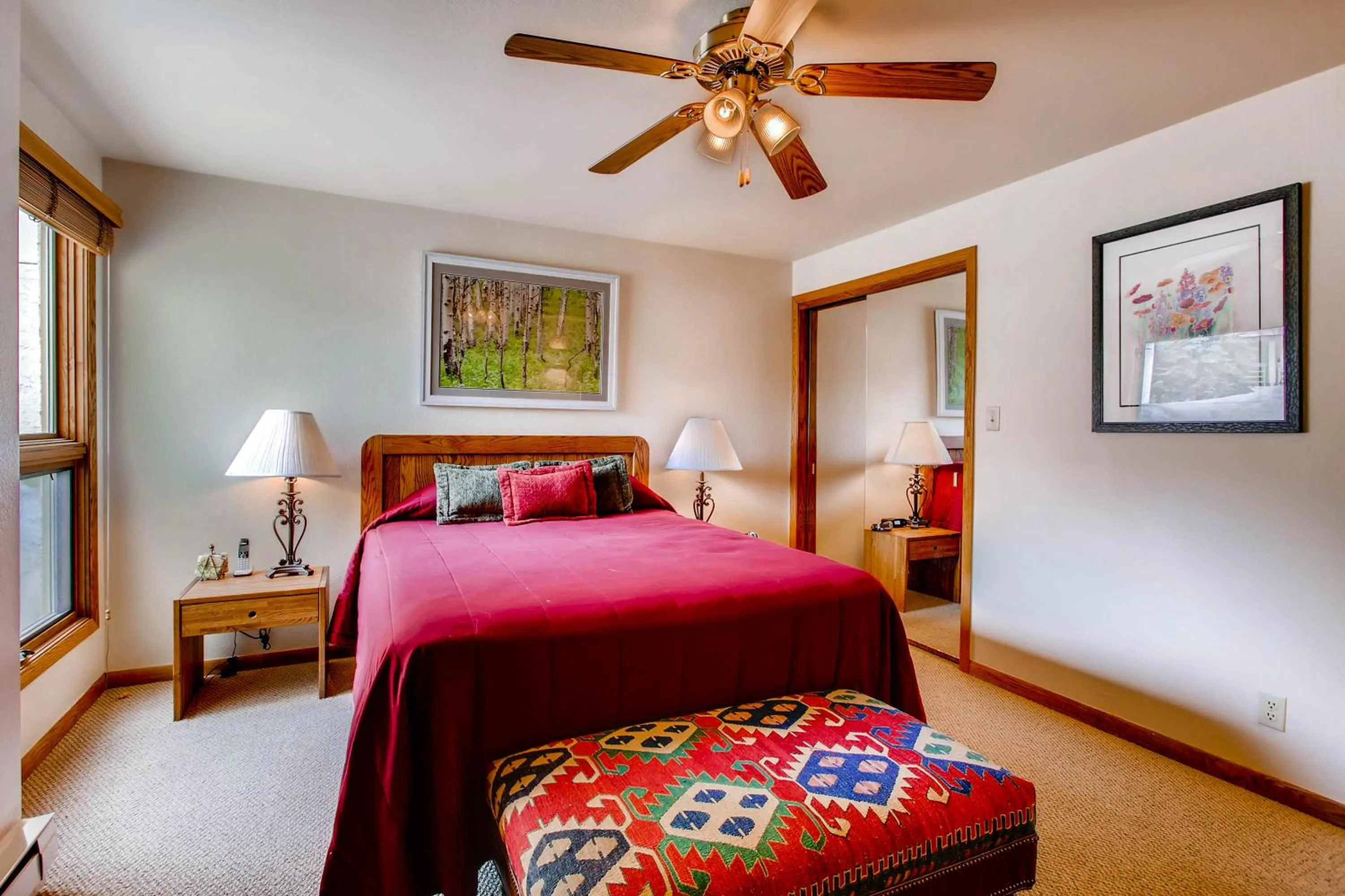 Bed in The Plaza Condominiums by Crested Butte Mountain Resort