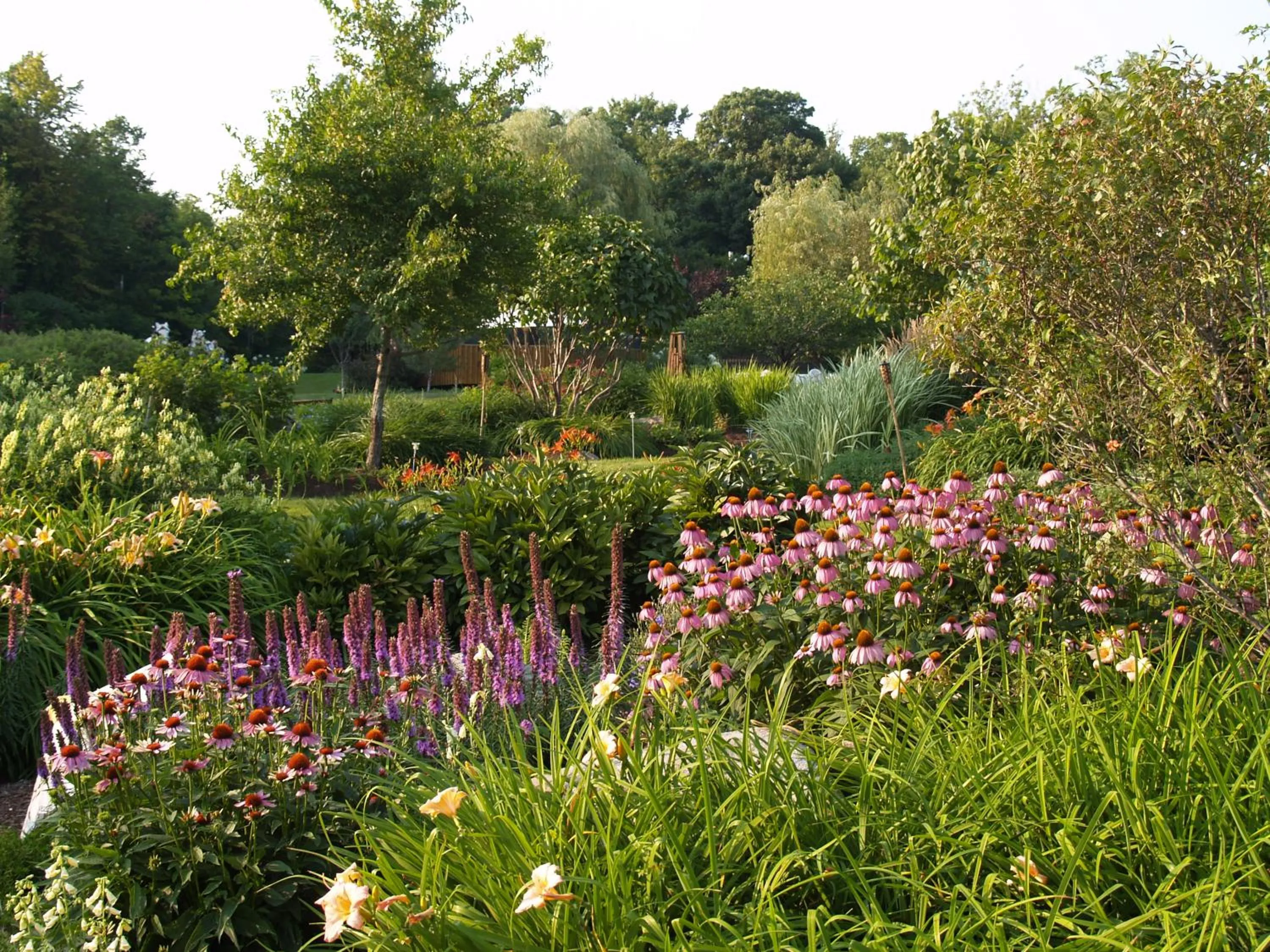 Garden view in Auberge des Gallant
