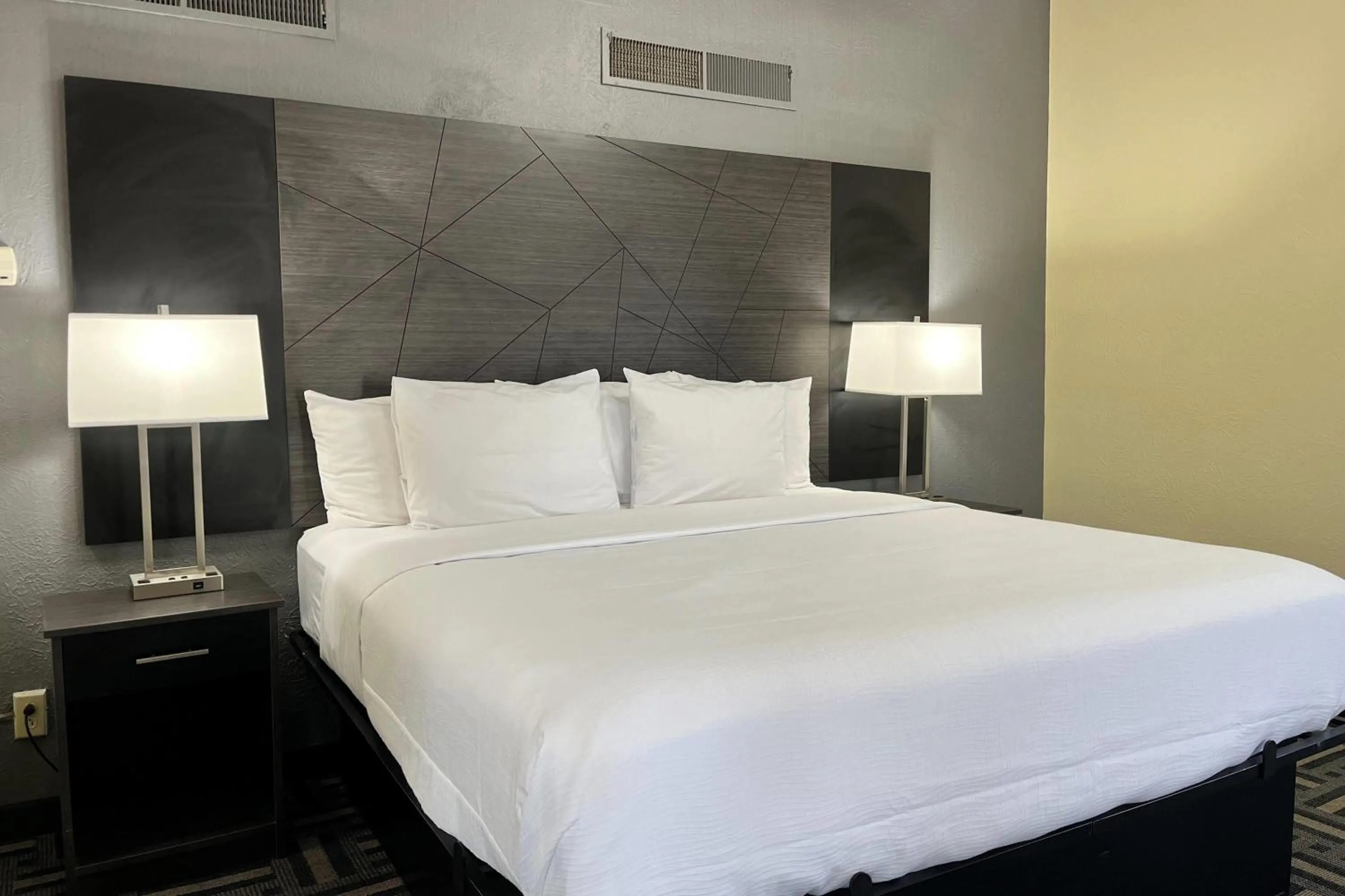 Photo of the whole room, Bed in Baymont by Wyndham Indianapolis Airport Lynhurst