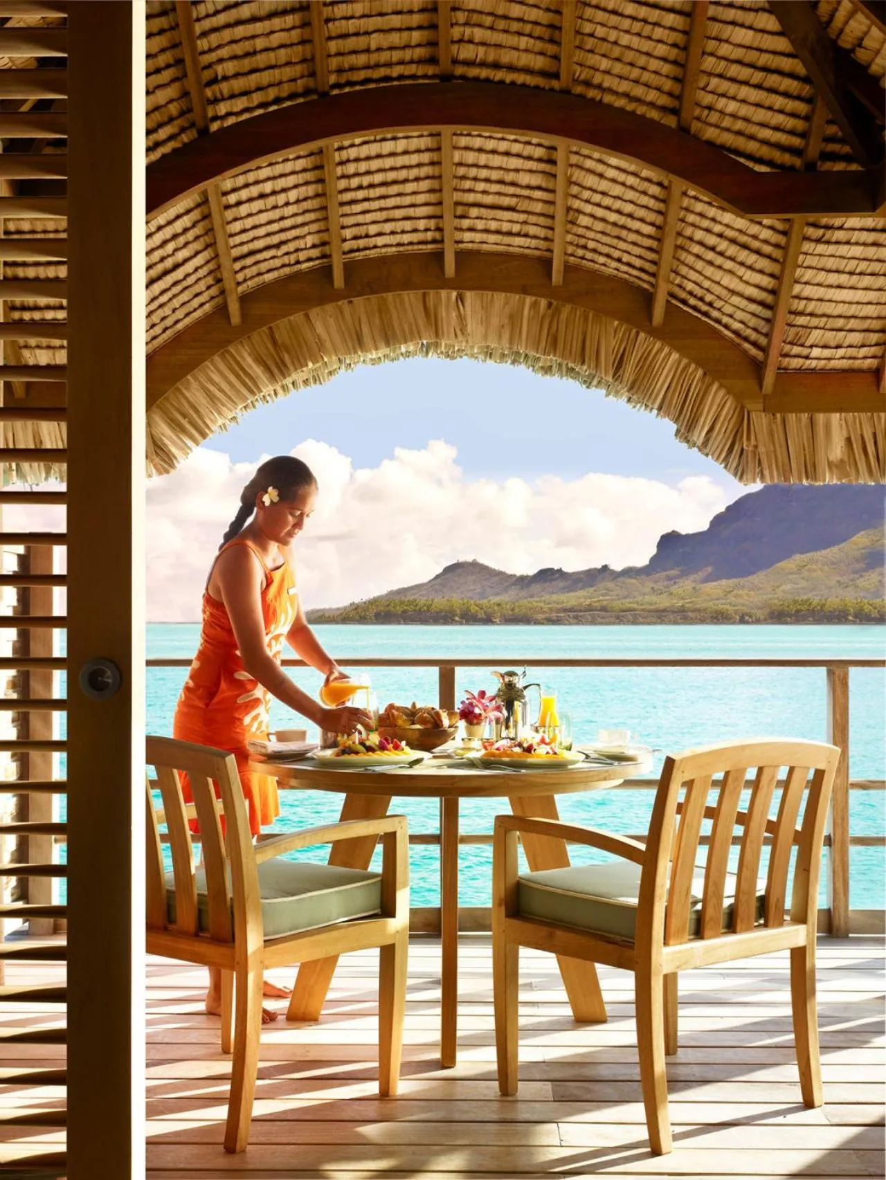 Breakfast in Four Seasons Resort Bora Bora