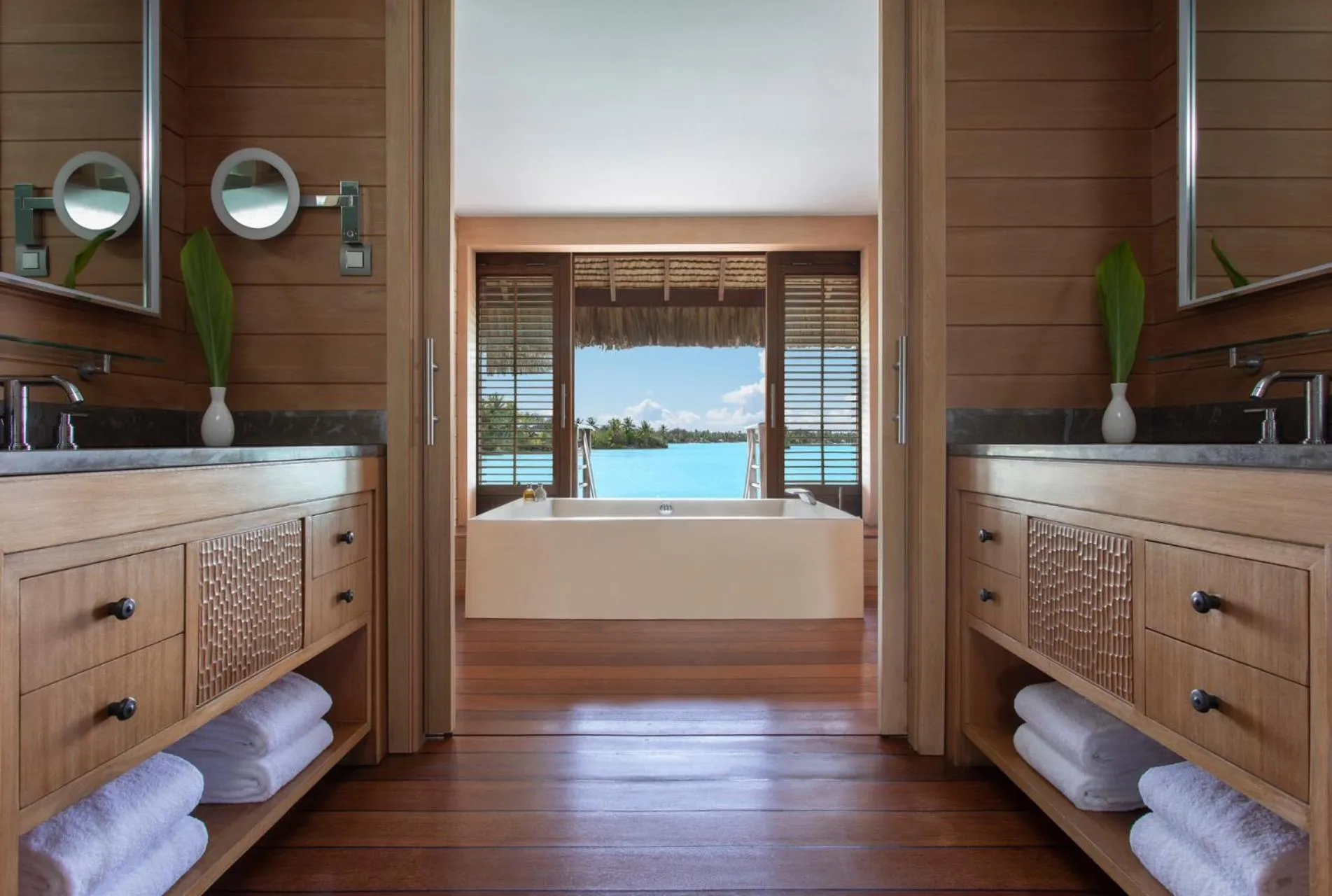 Bathroom in Four Seasons Resort Bora Bora