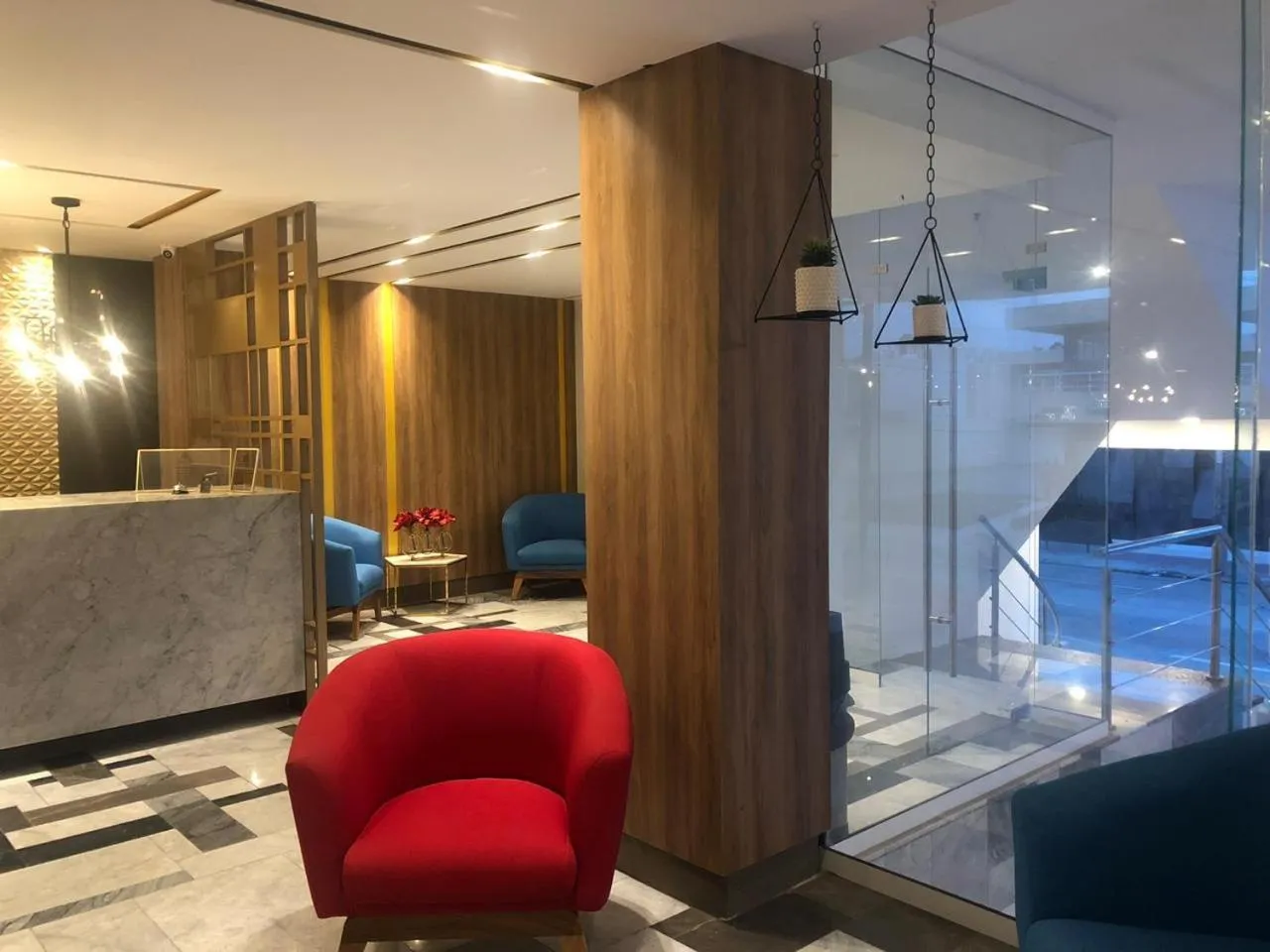 Lobby or reception in Hotel Maria del Rocio