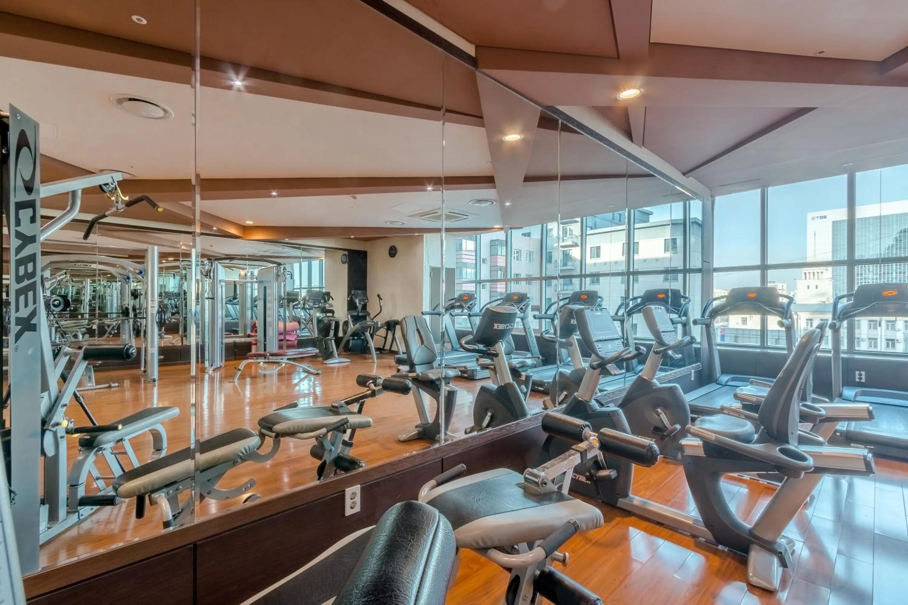 Fitness centre/facilities in The Blue Sky Hotel and Tower