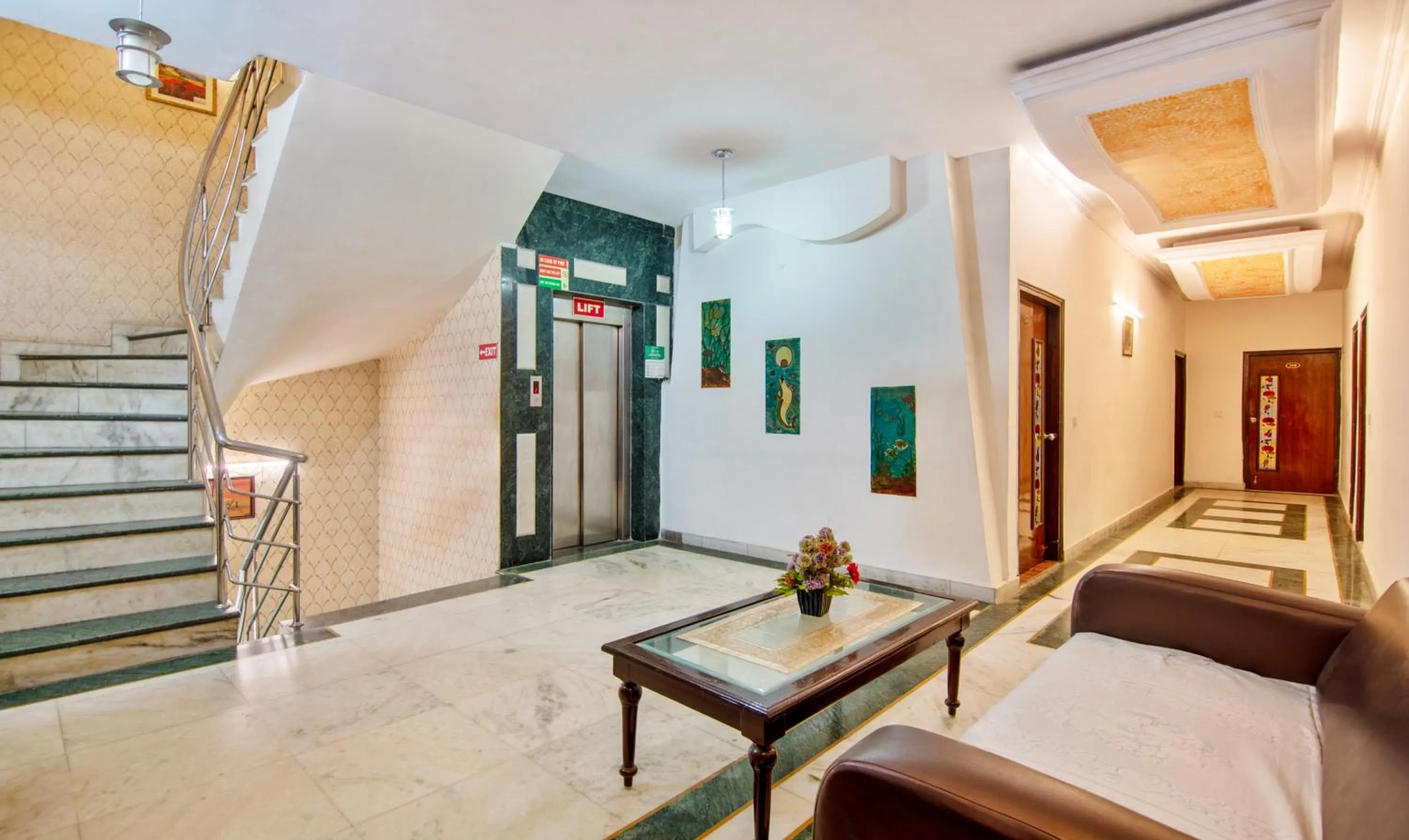 elevator, Bed in Treebo Paras International