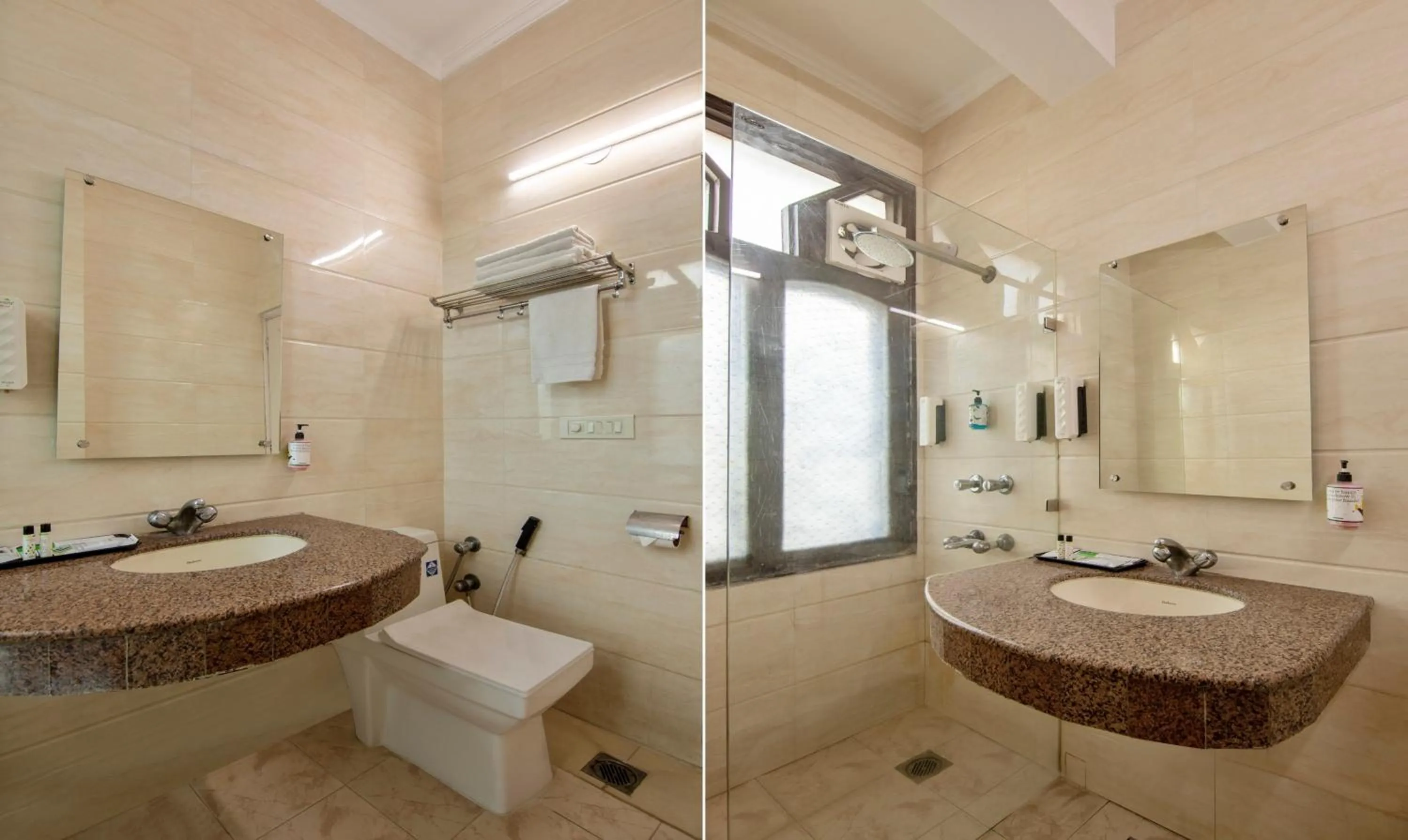 Bathroom in Treebo Paras International