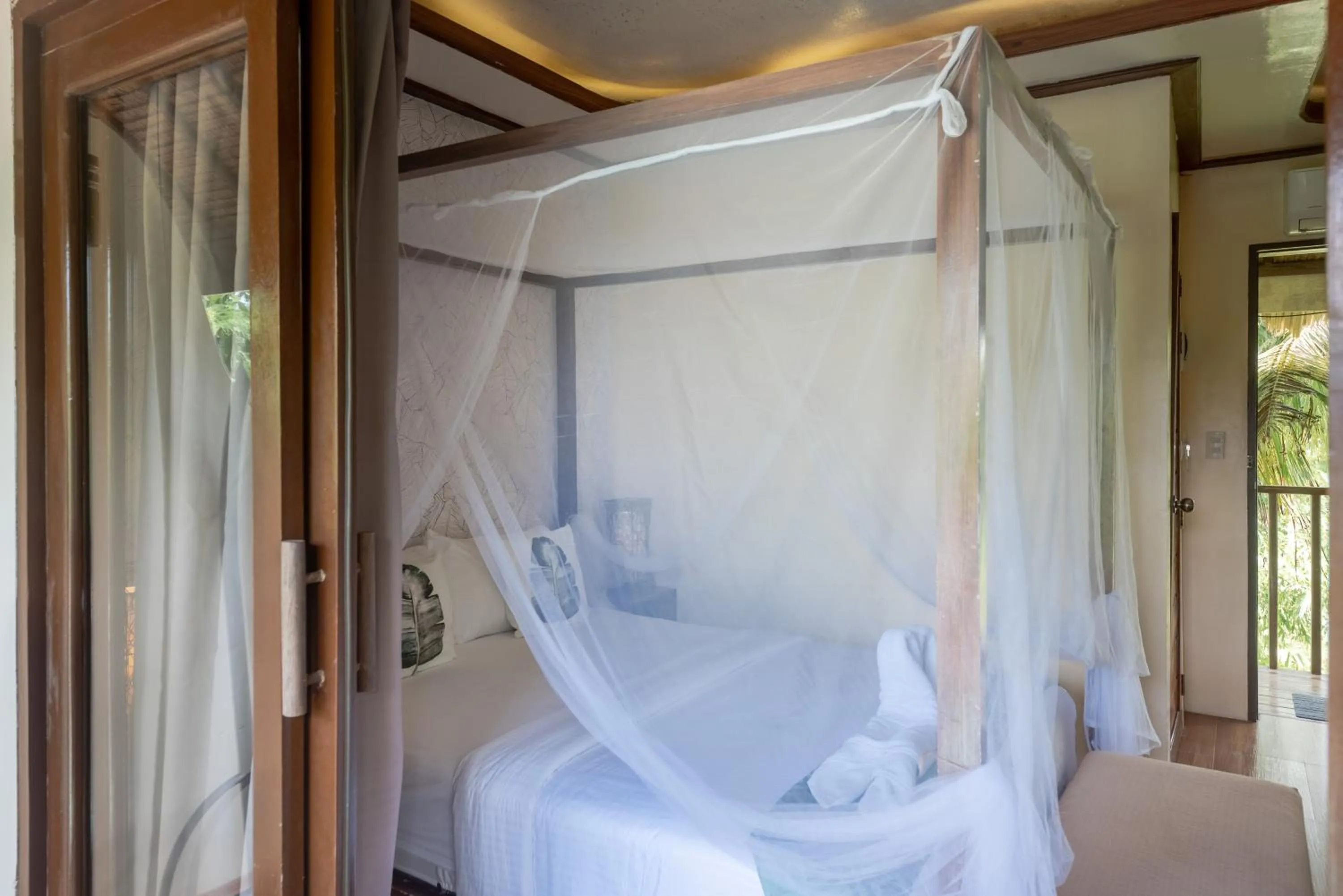 Bed in The Hillside Resort Siargao