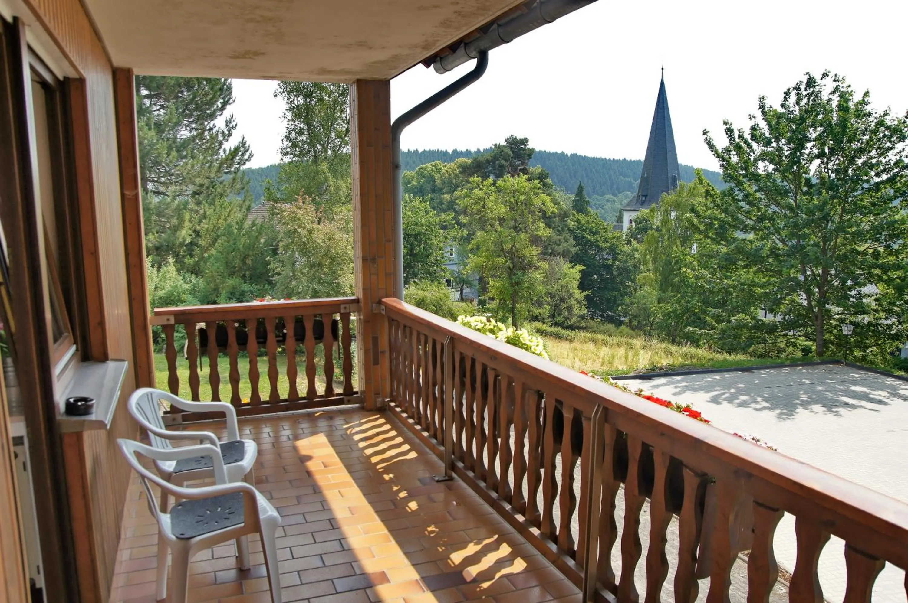 Balcony/Terrace in Gasthof Schumacher Hotel garni