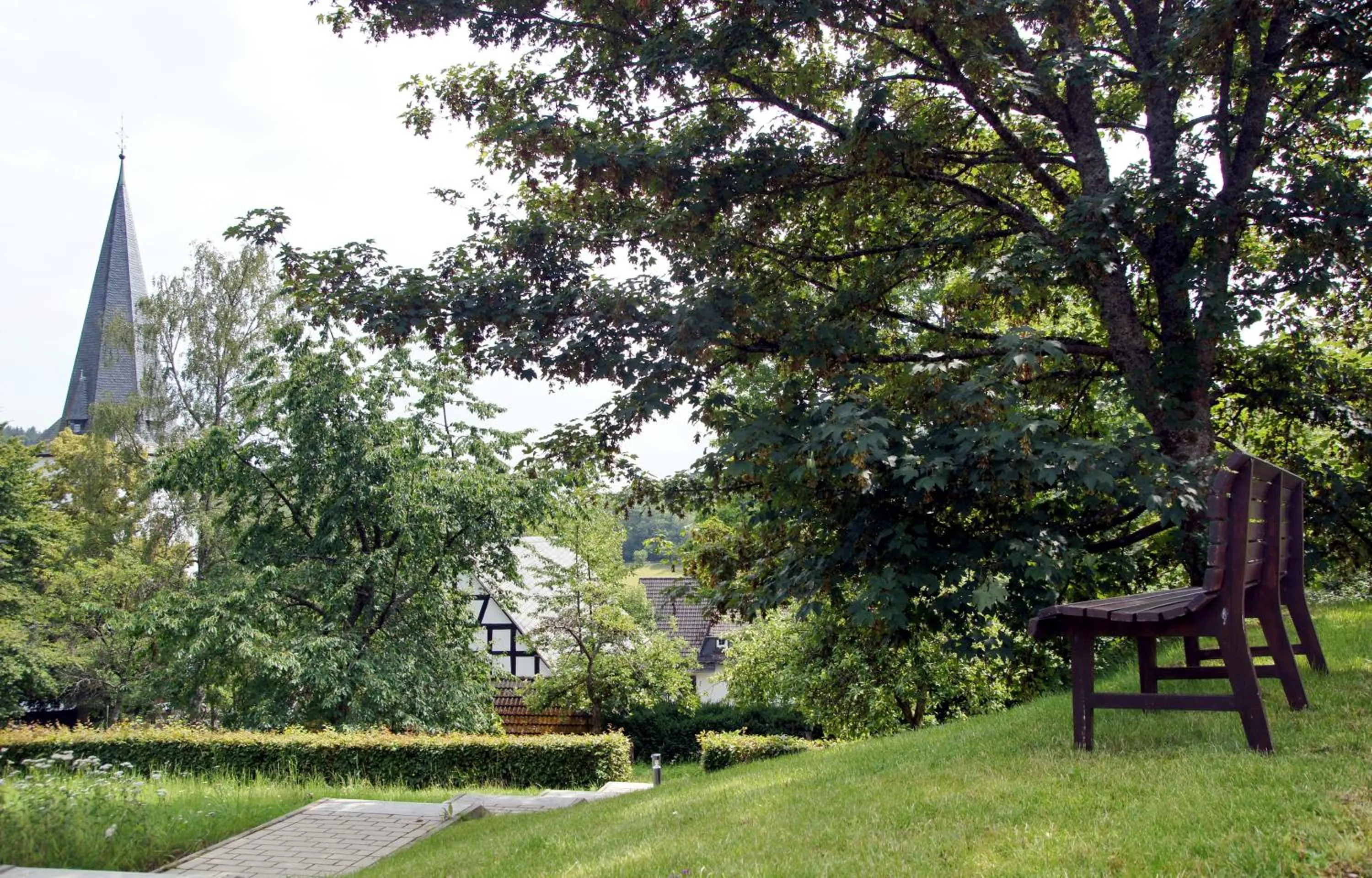 Garden in Gasthof Schumacher Hotel garni