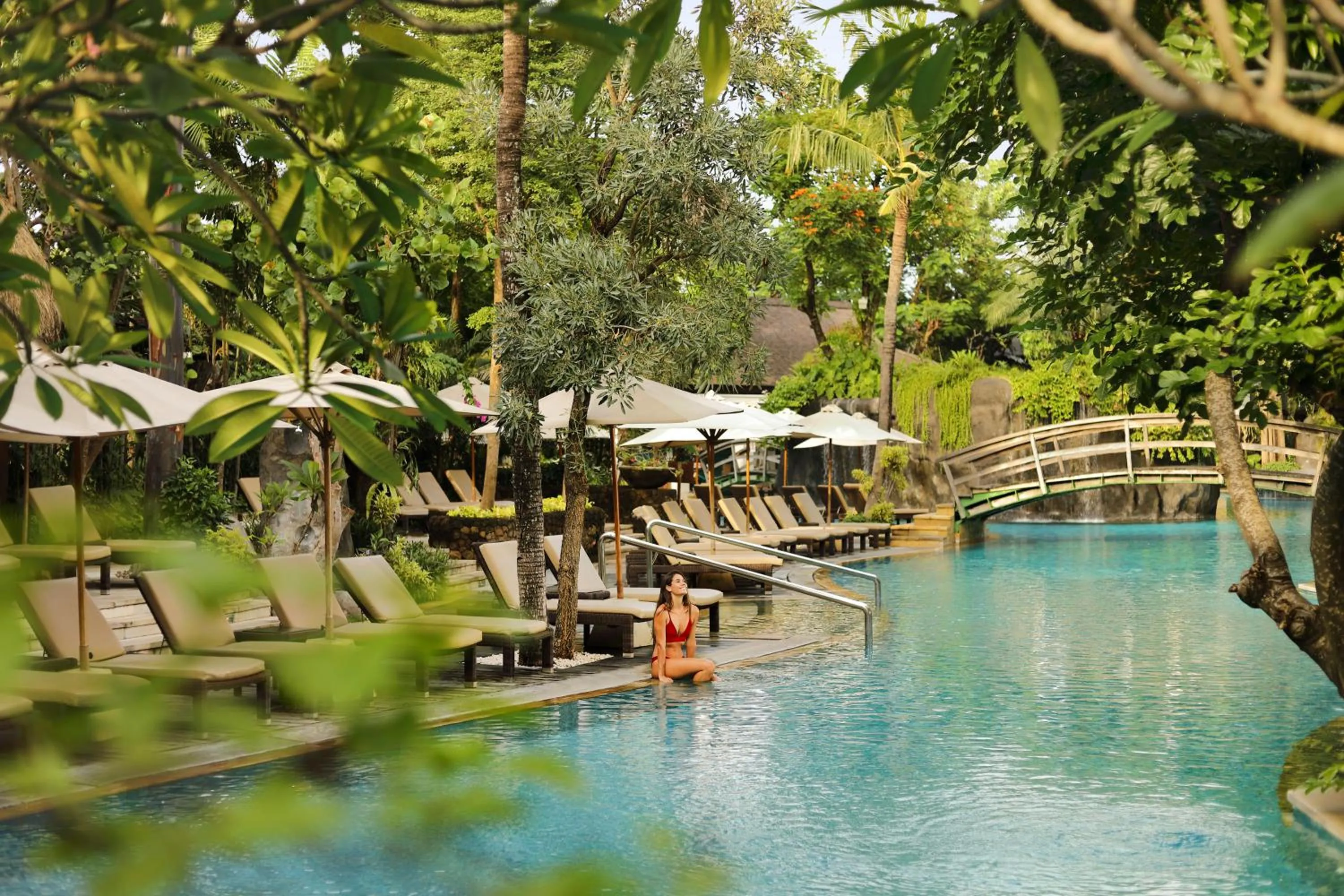 Swimming pool in Padma Resort Legian