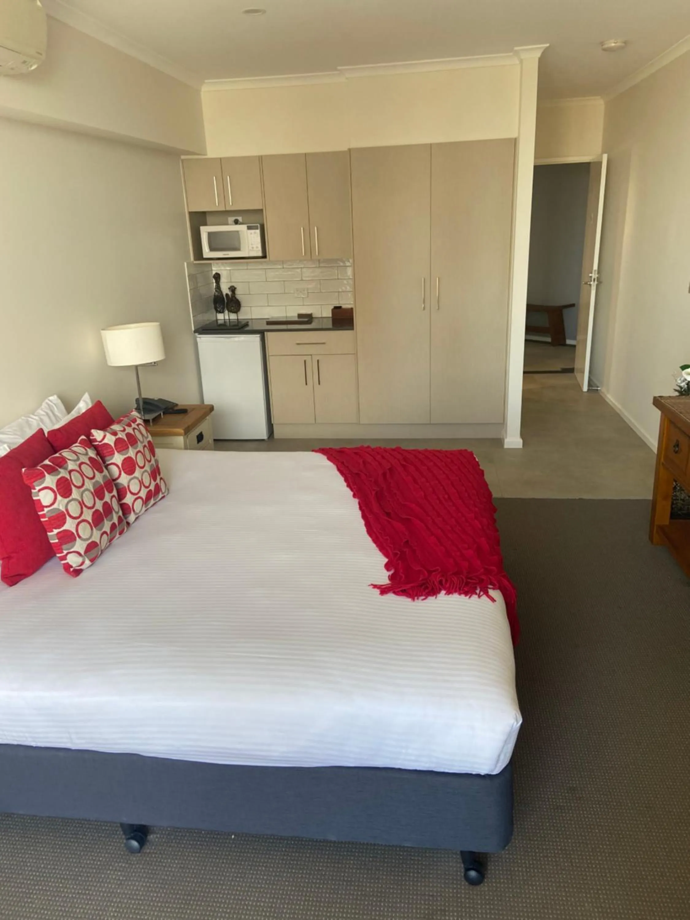 Bed in Ki-ea Apartments