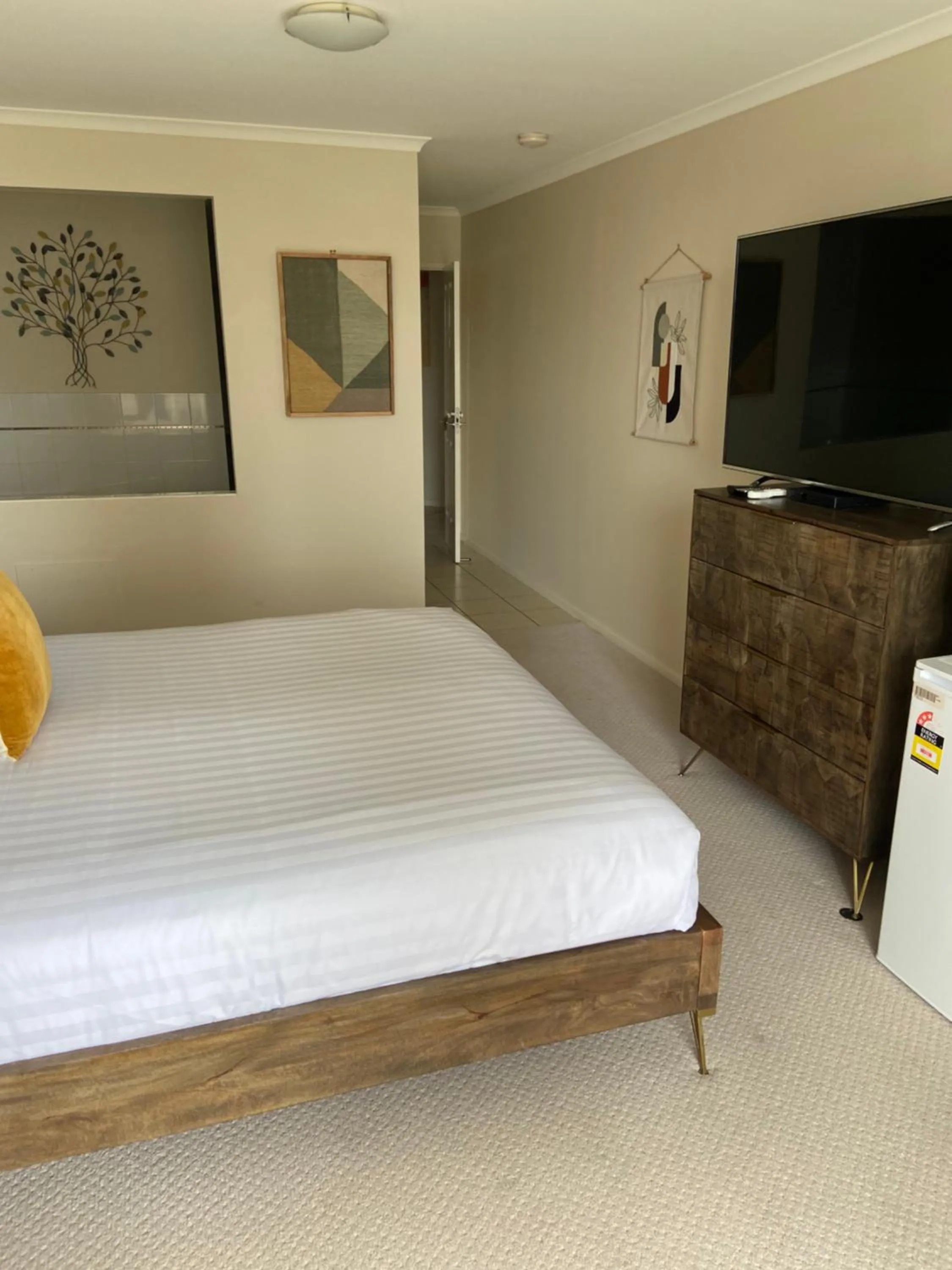 Bed in Ki-ea Apartments