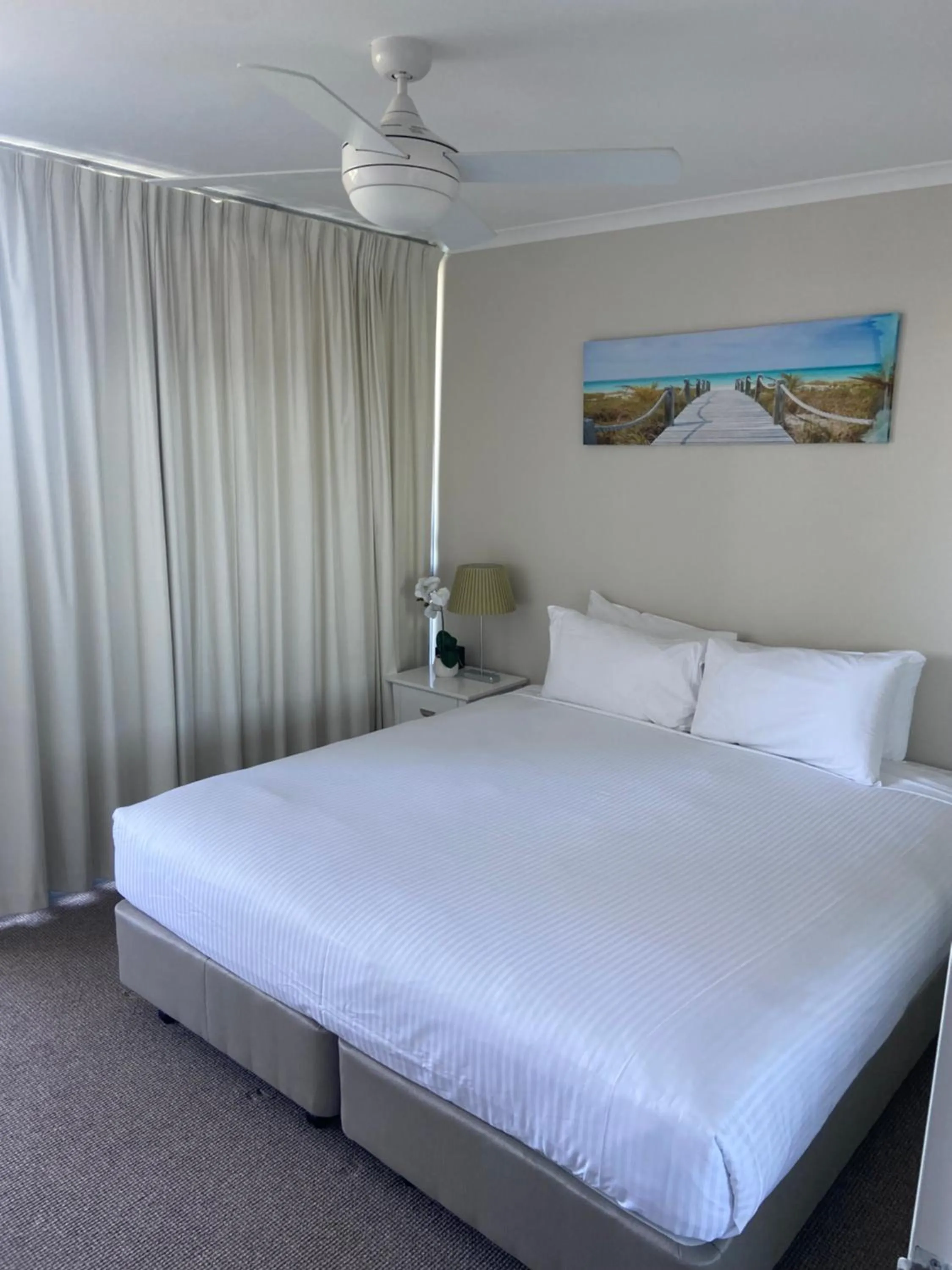 Bed in Ki-ea Apartments