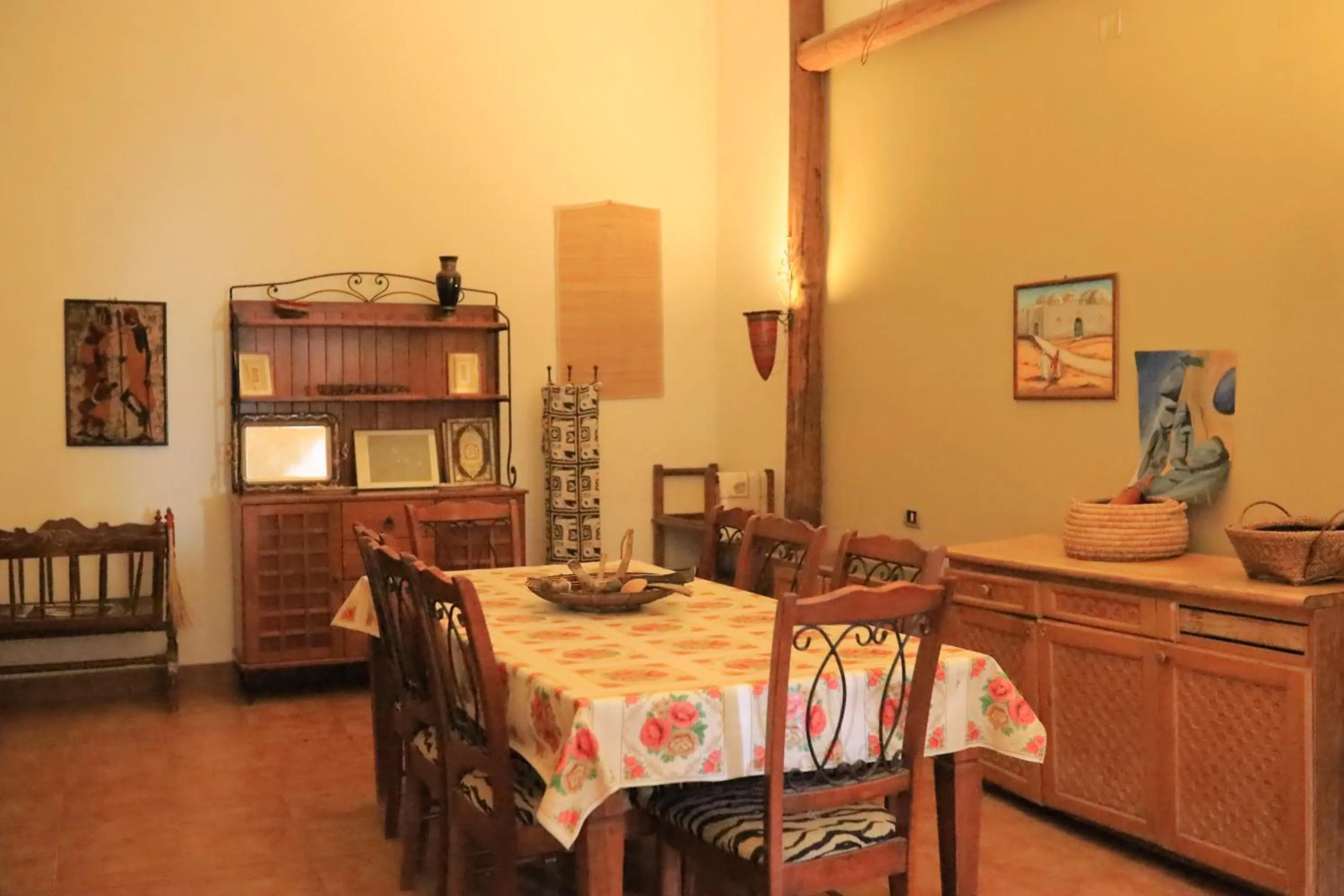 Dining area in Nubian Holiday House Aswan