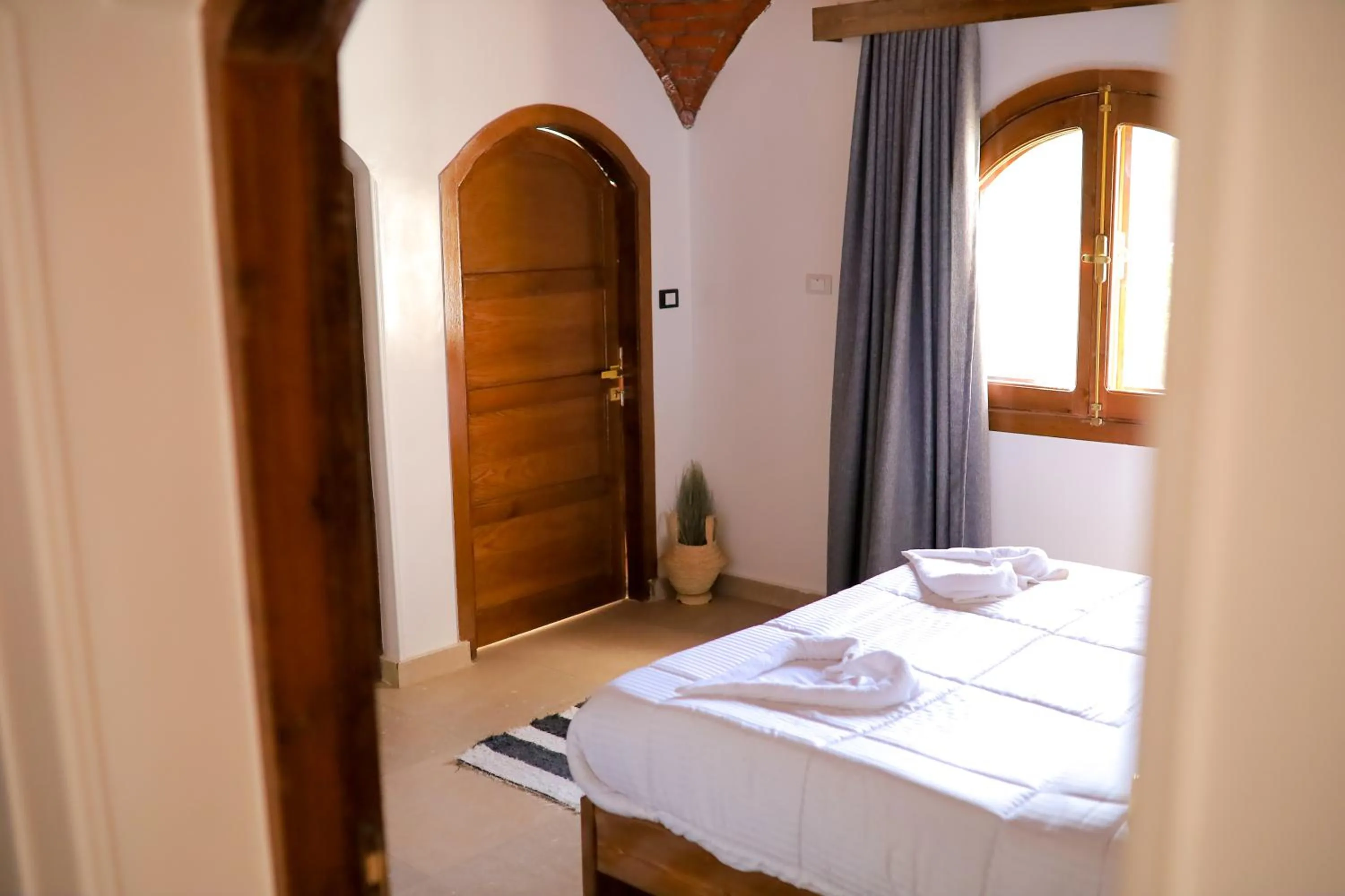 Bed in Nubian Holiday House Aswan