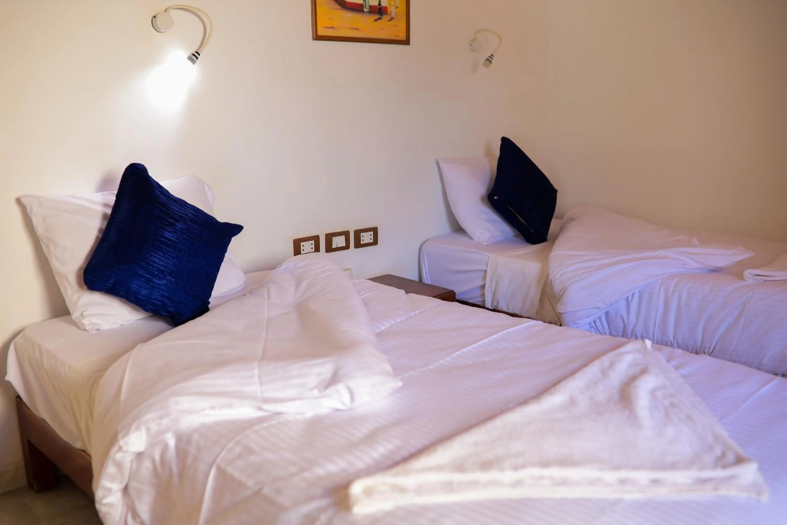 Bed in Nubian Holiday House Aswan