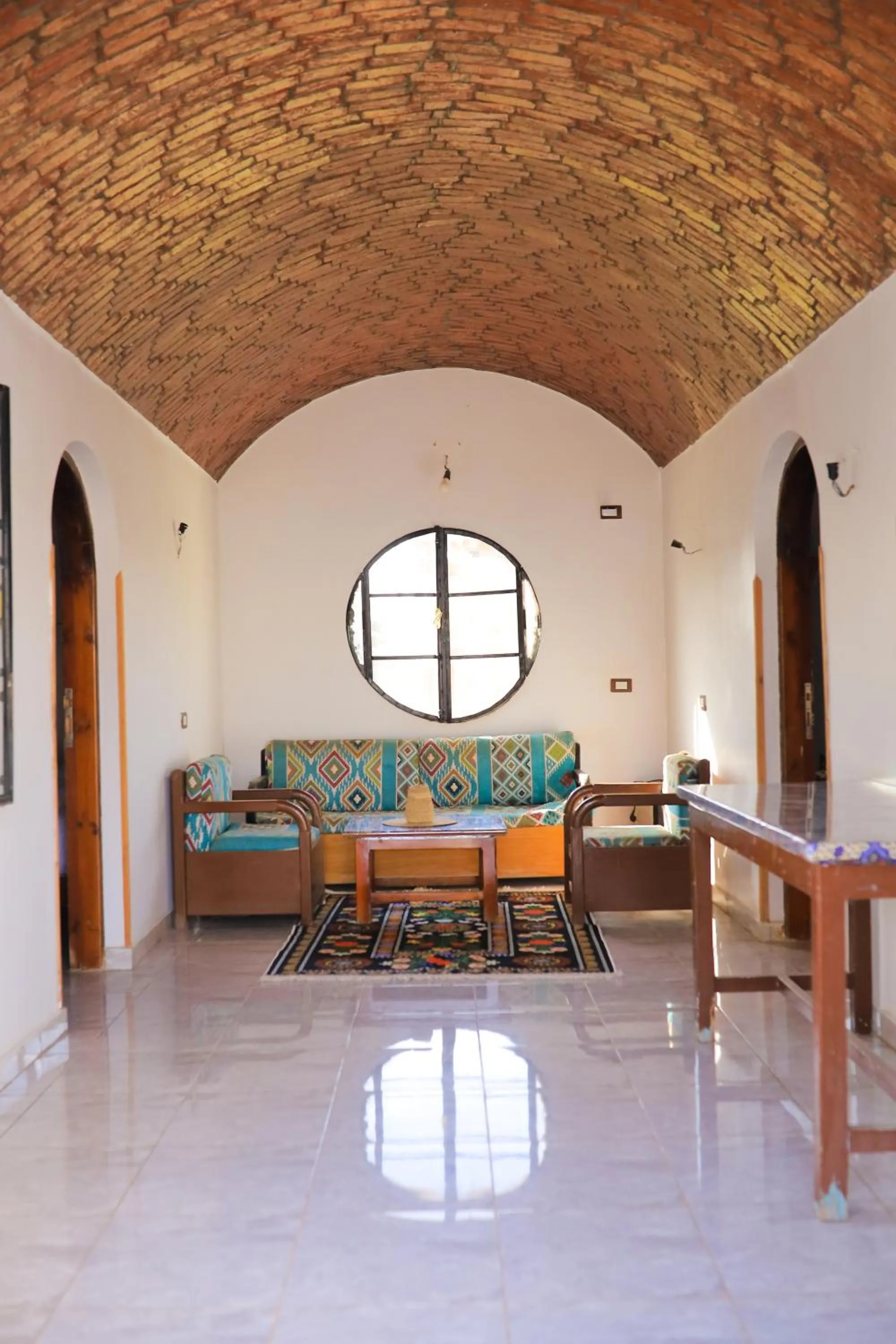 Seating area in Nubian Holiday House Aswan