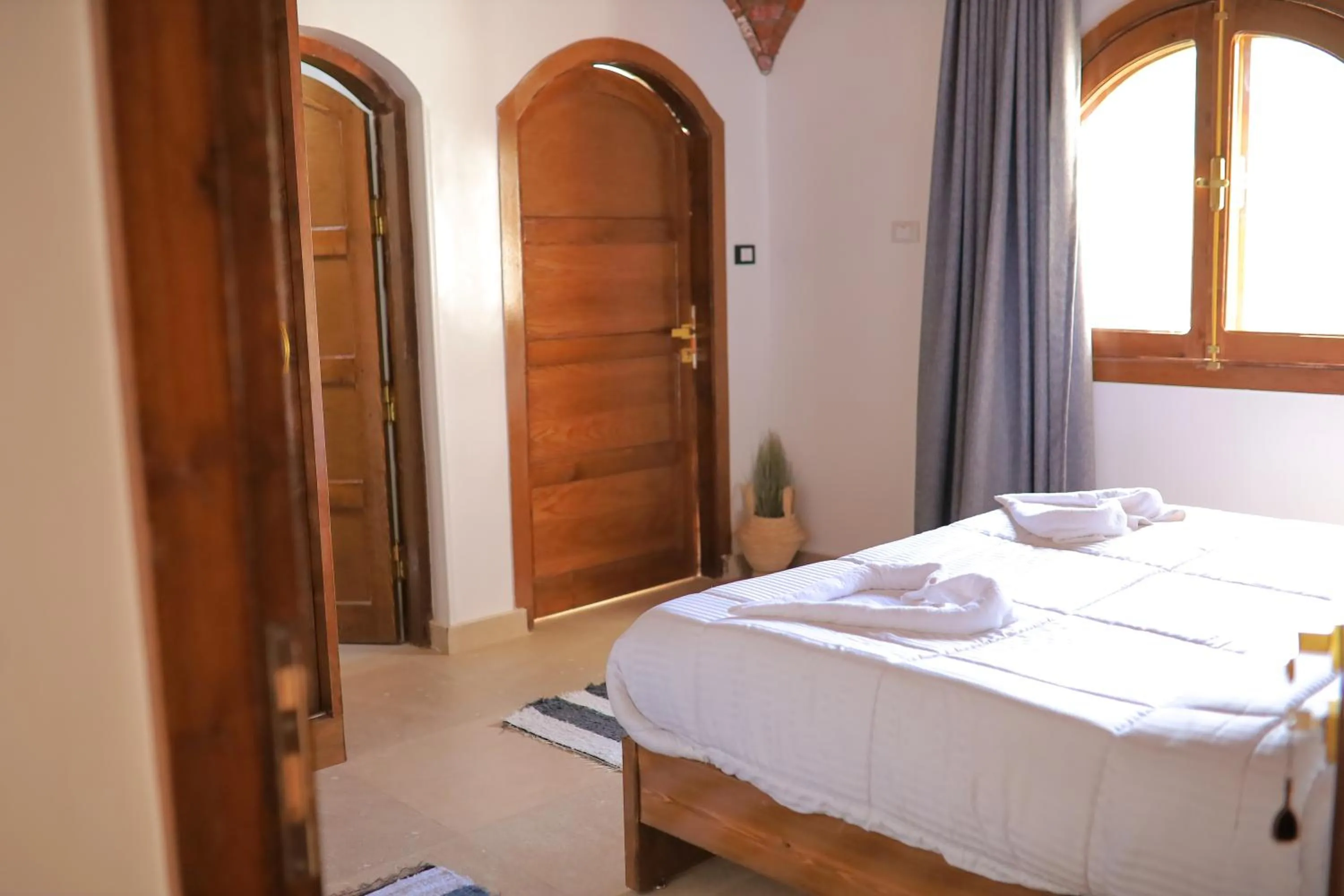 Bed in Nubian Holiday House Aswan