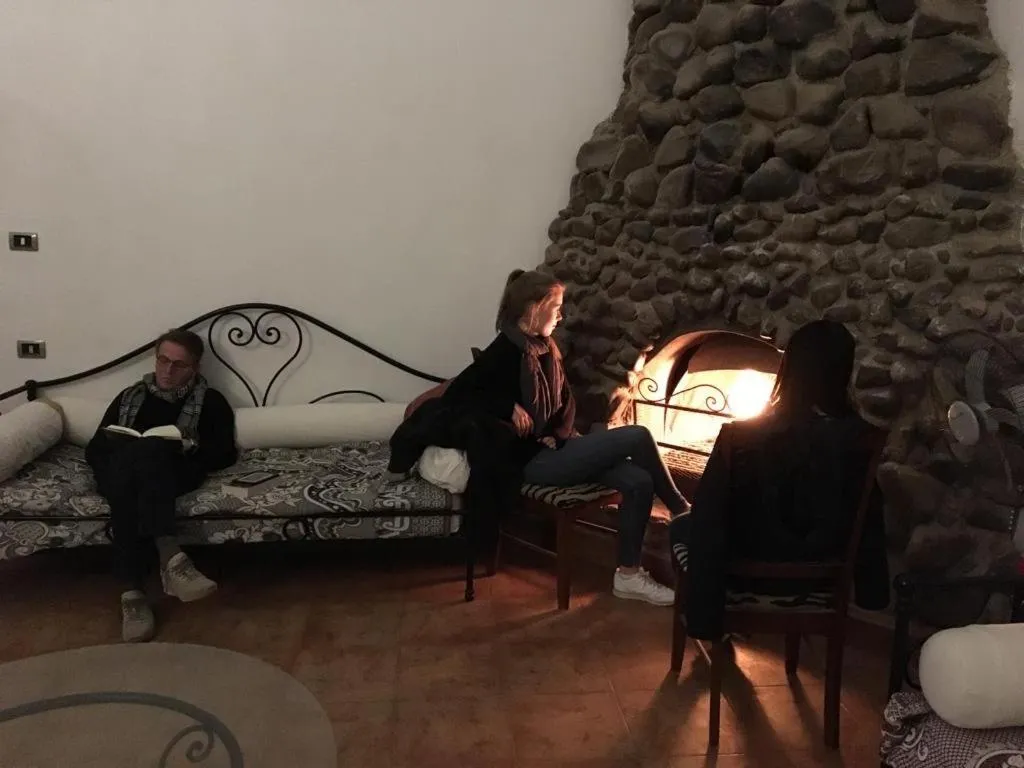 Seating area in Nubian Holiday House Aswan