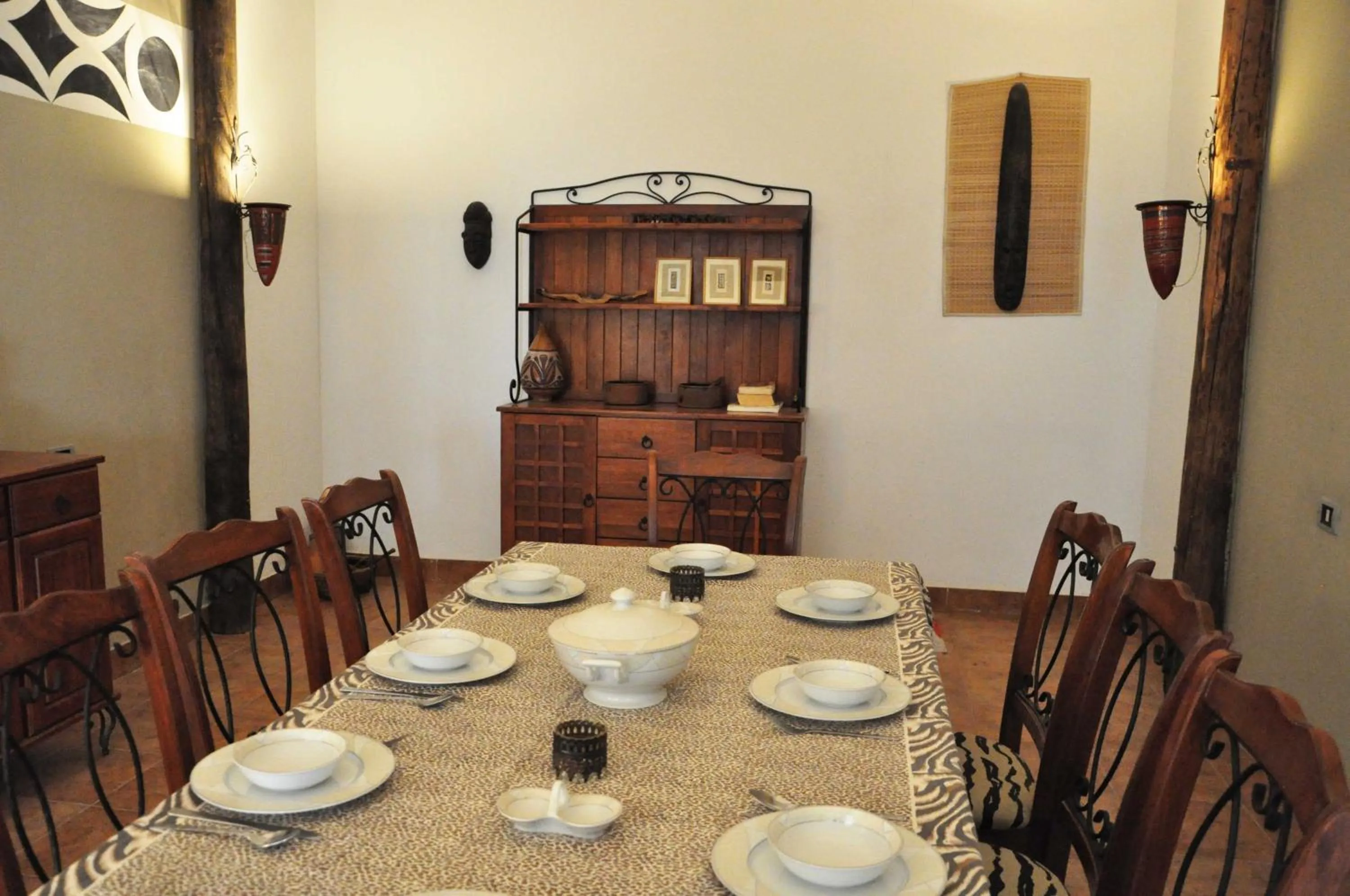 Dining area in Nubian Holiday House Aswan