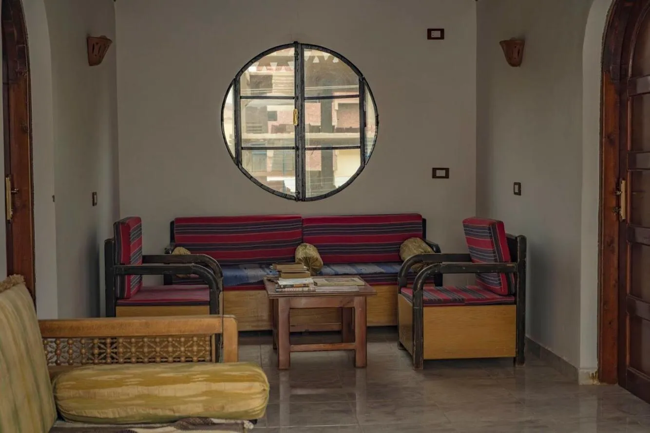 Seating area in Nubian Holiday House Aswan