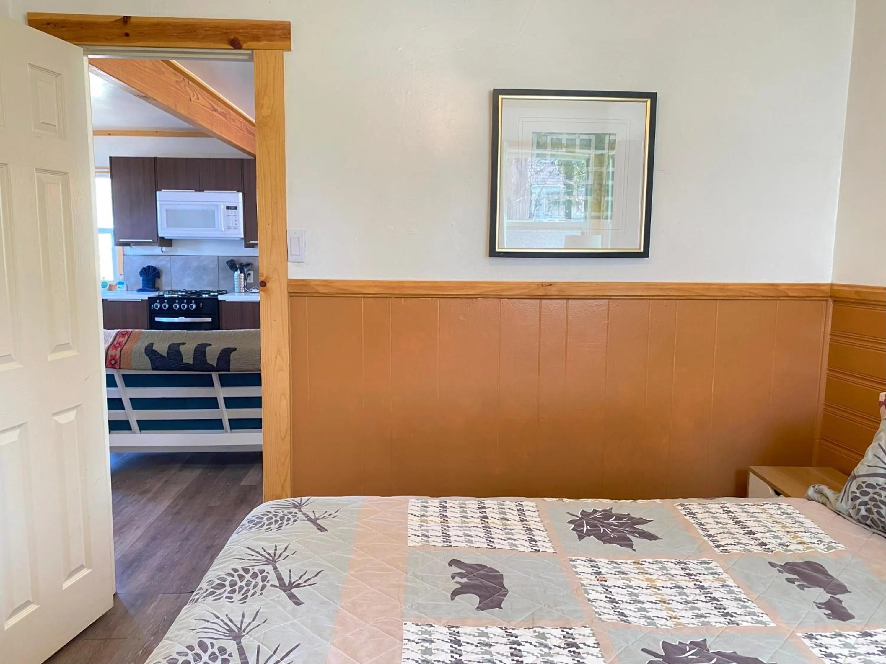 Bed in Blue Horizon Lodge