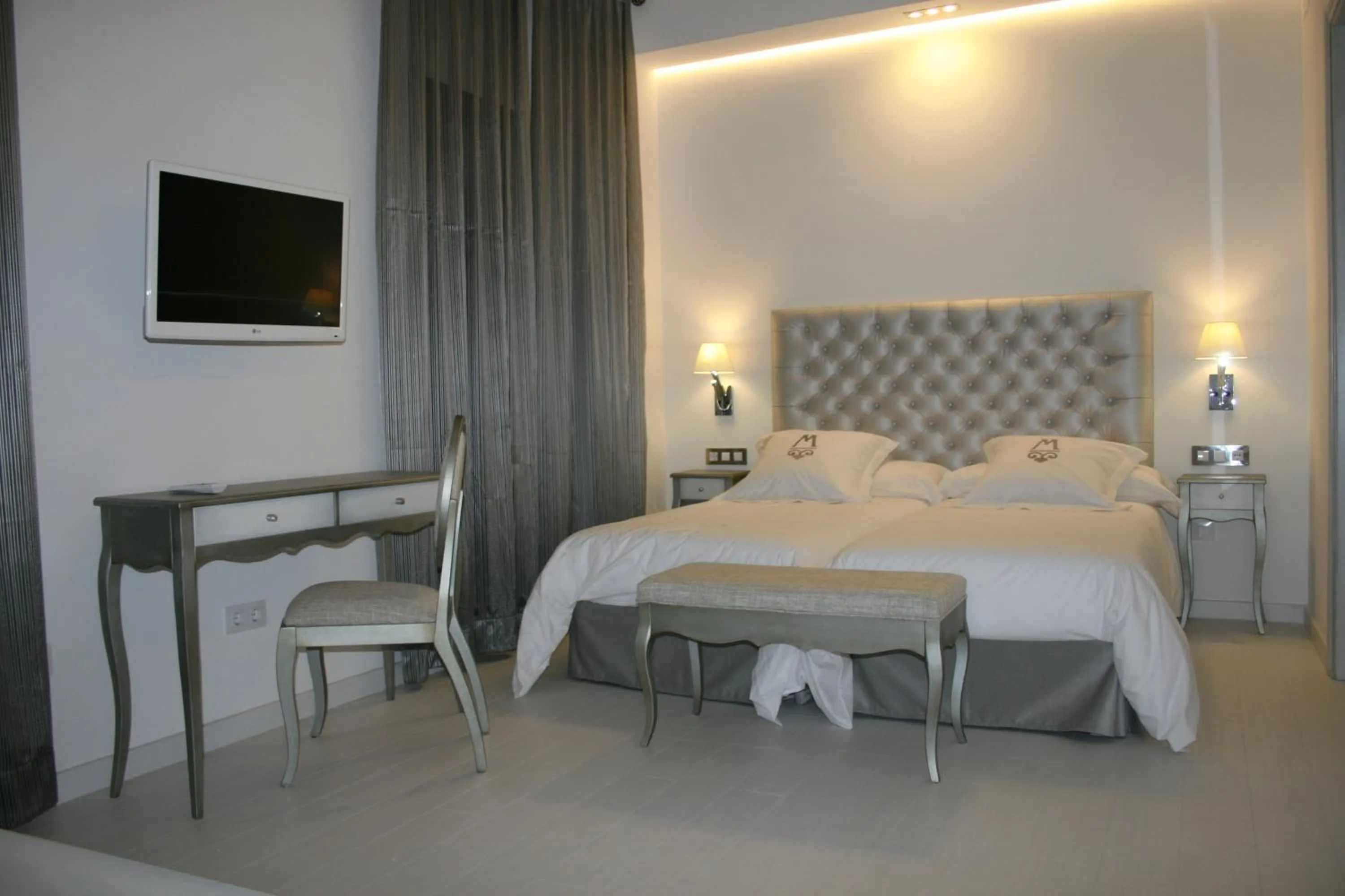 Bed in La Casa del Médico Hotel Boutique