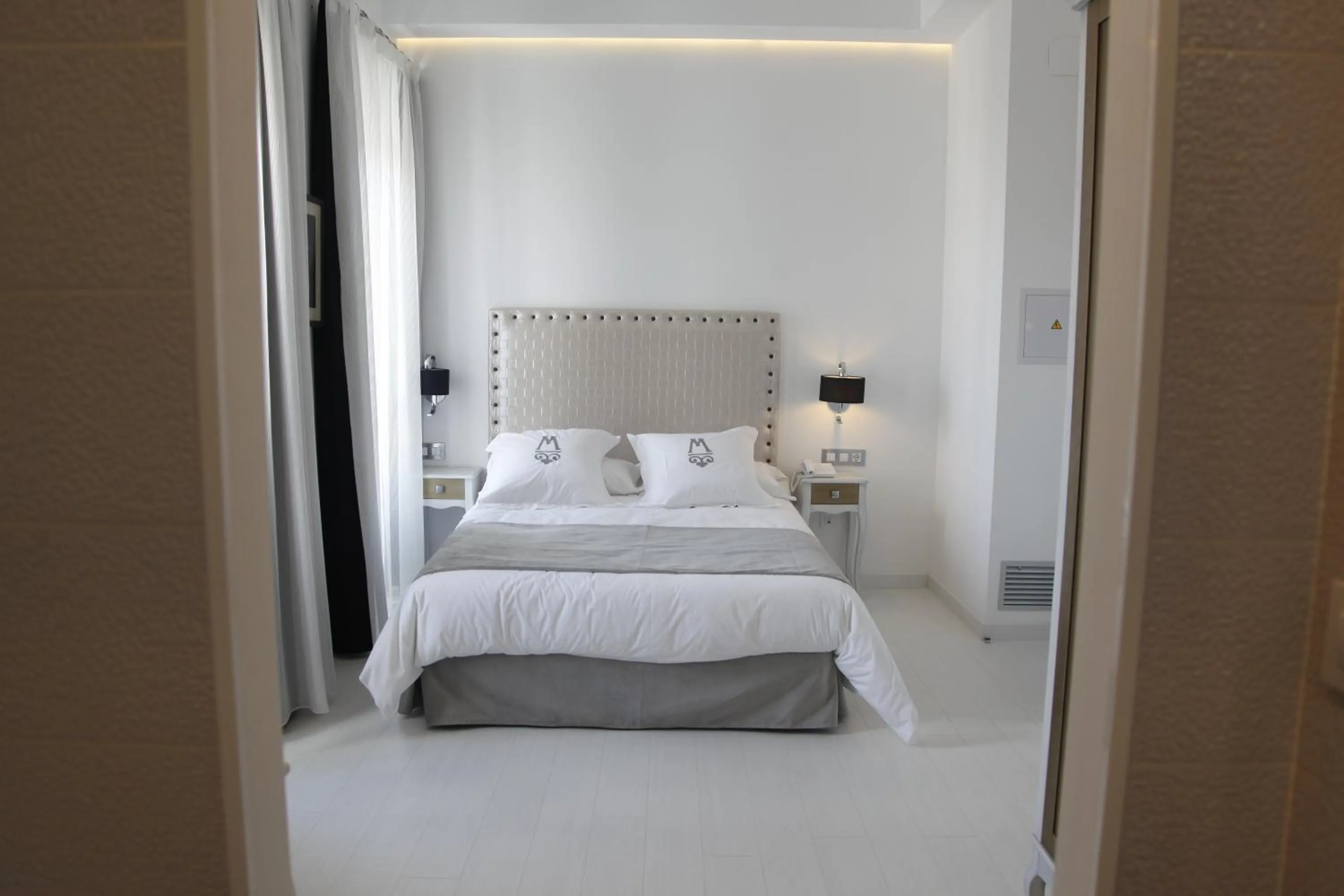 Bed in La Casa del Médico Hotel Boutique