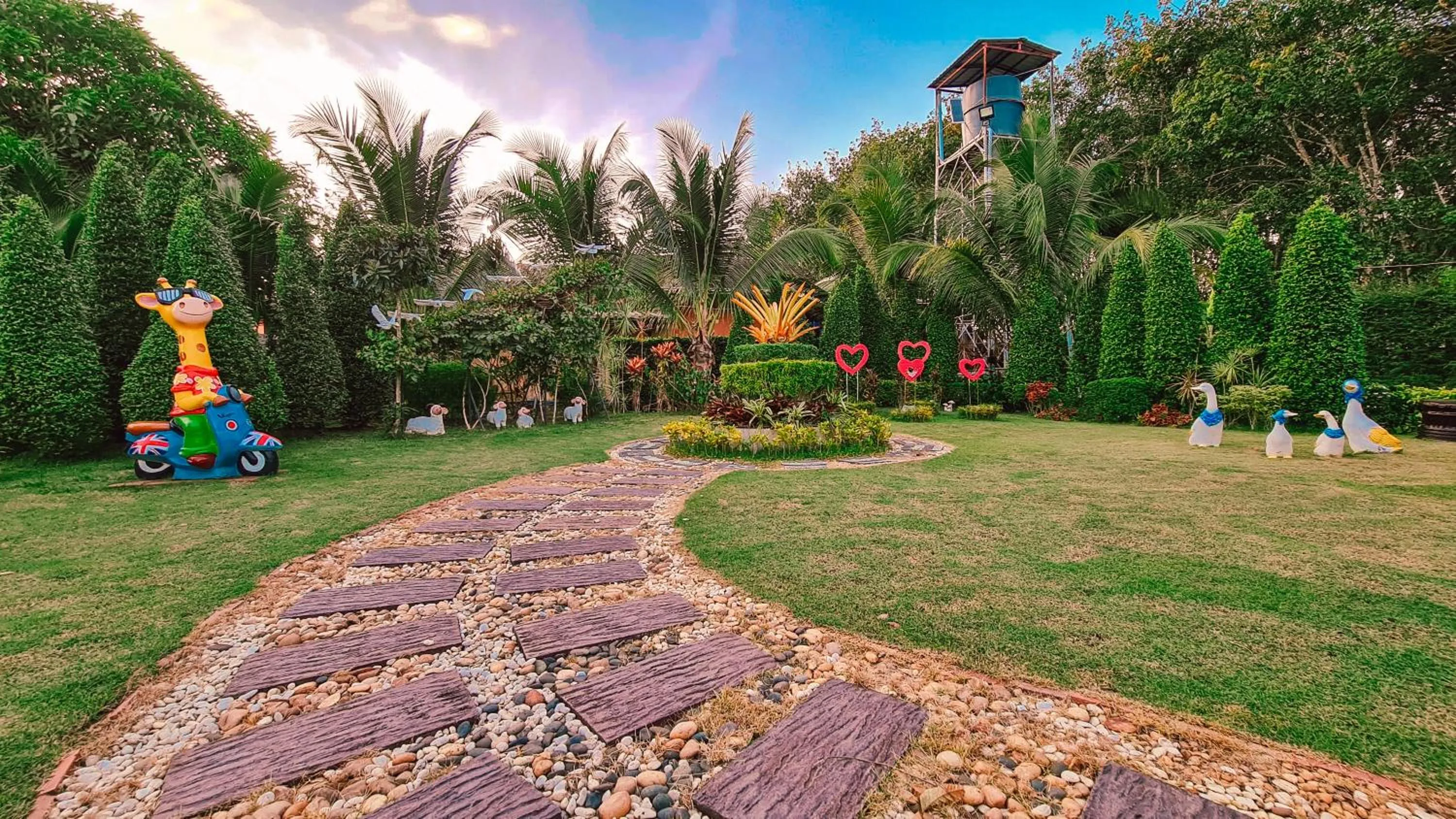 Garden in Baan Suan Mee Tang