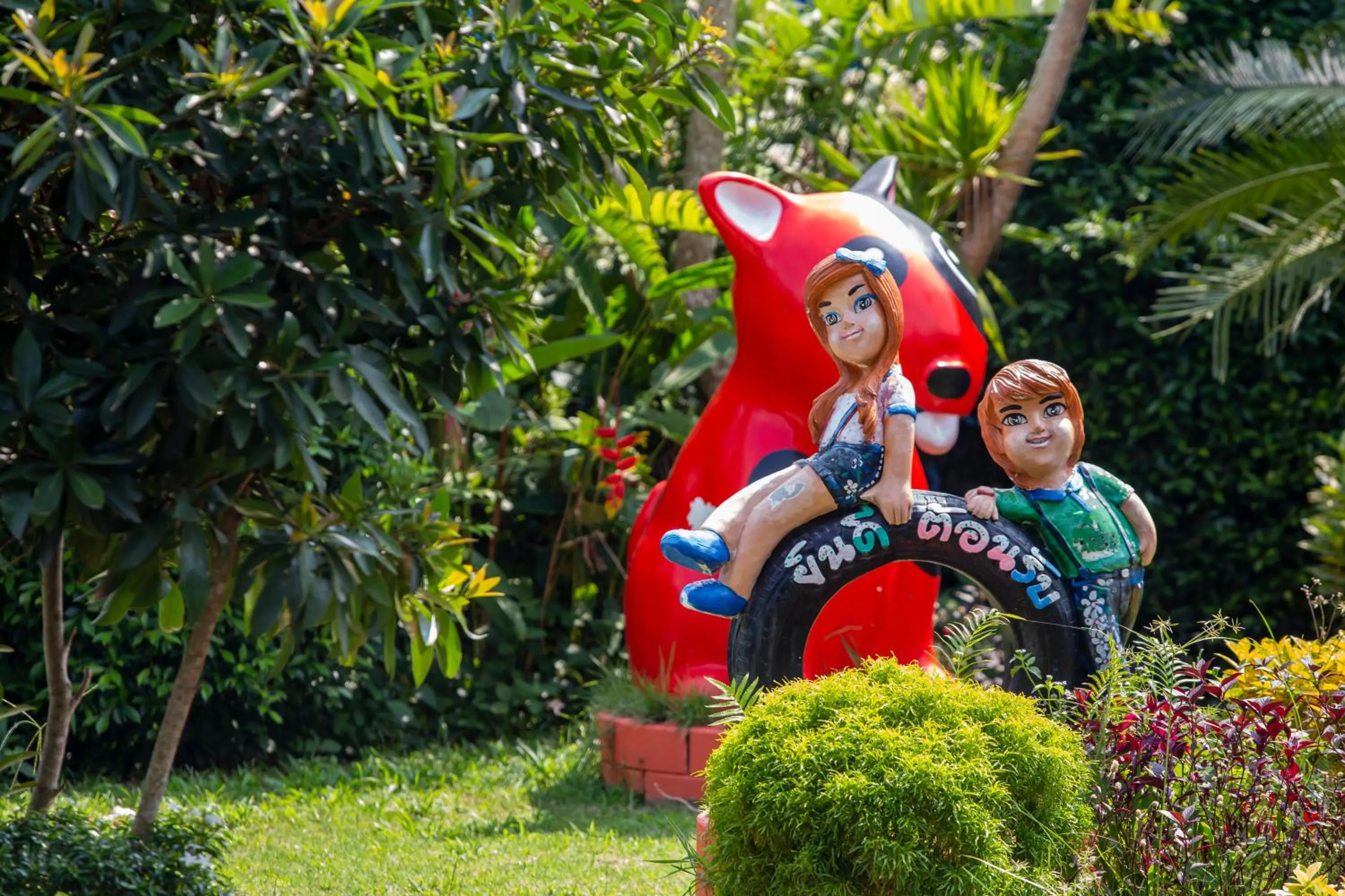 Garden in Baan Suan Mee Tang