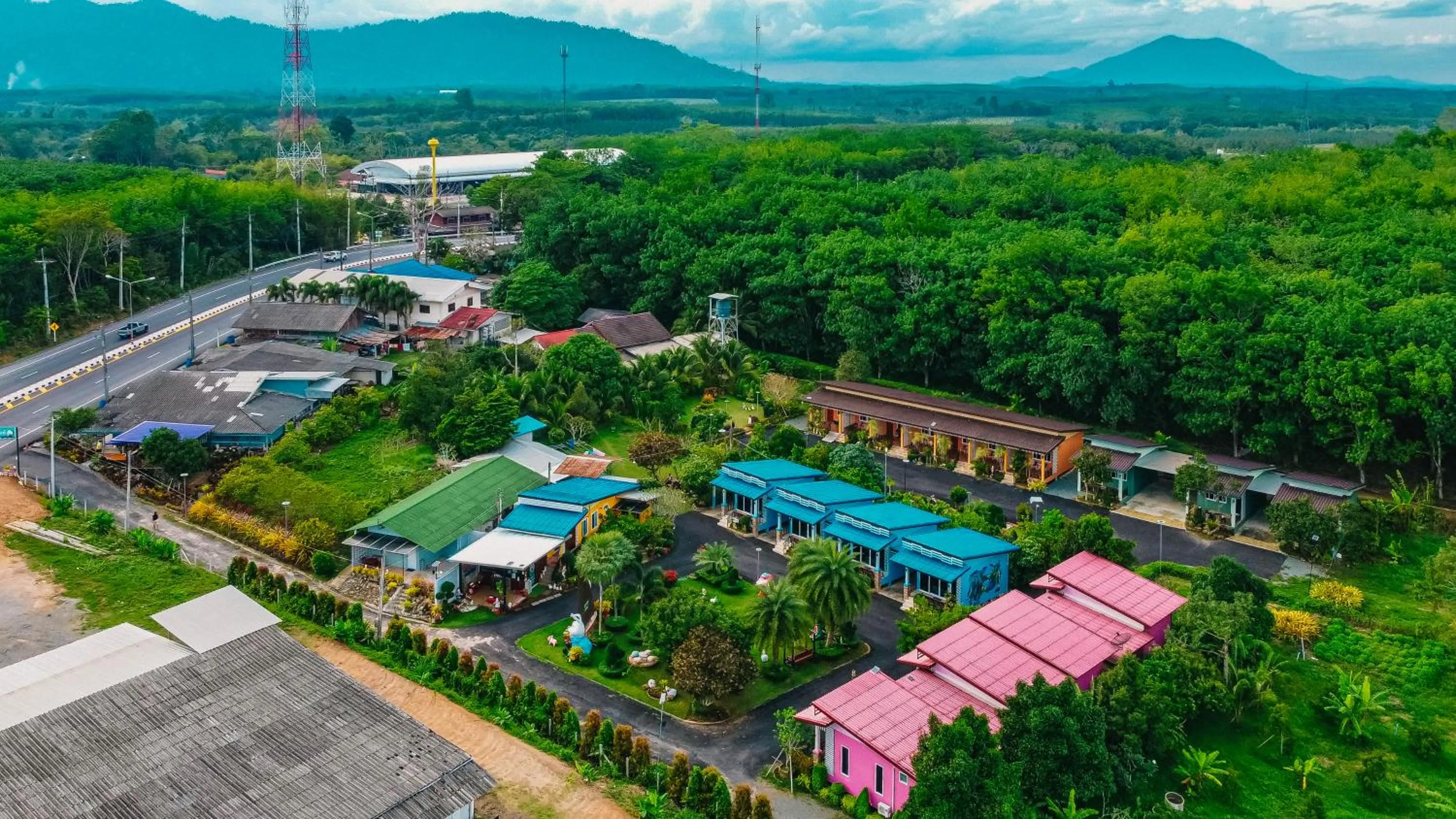 Bird's eye view in Baan Suan Mee Tang