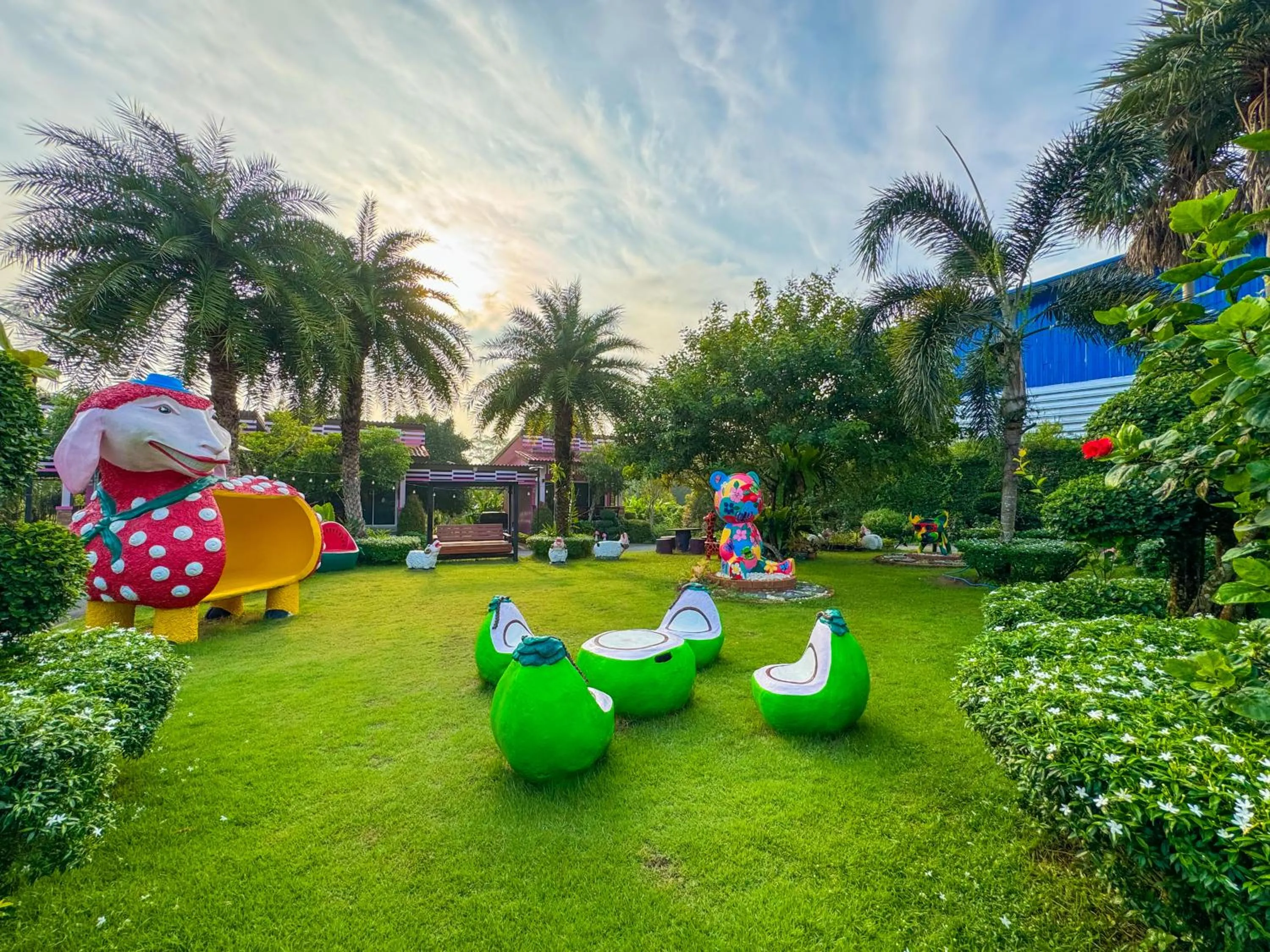 Natural landscape in Baan Suan Mee Tang