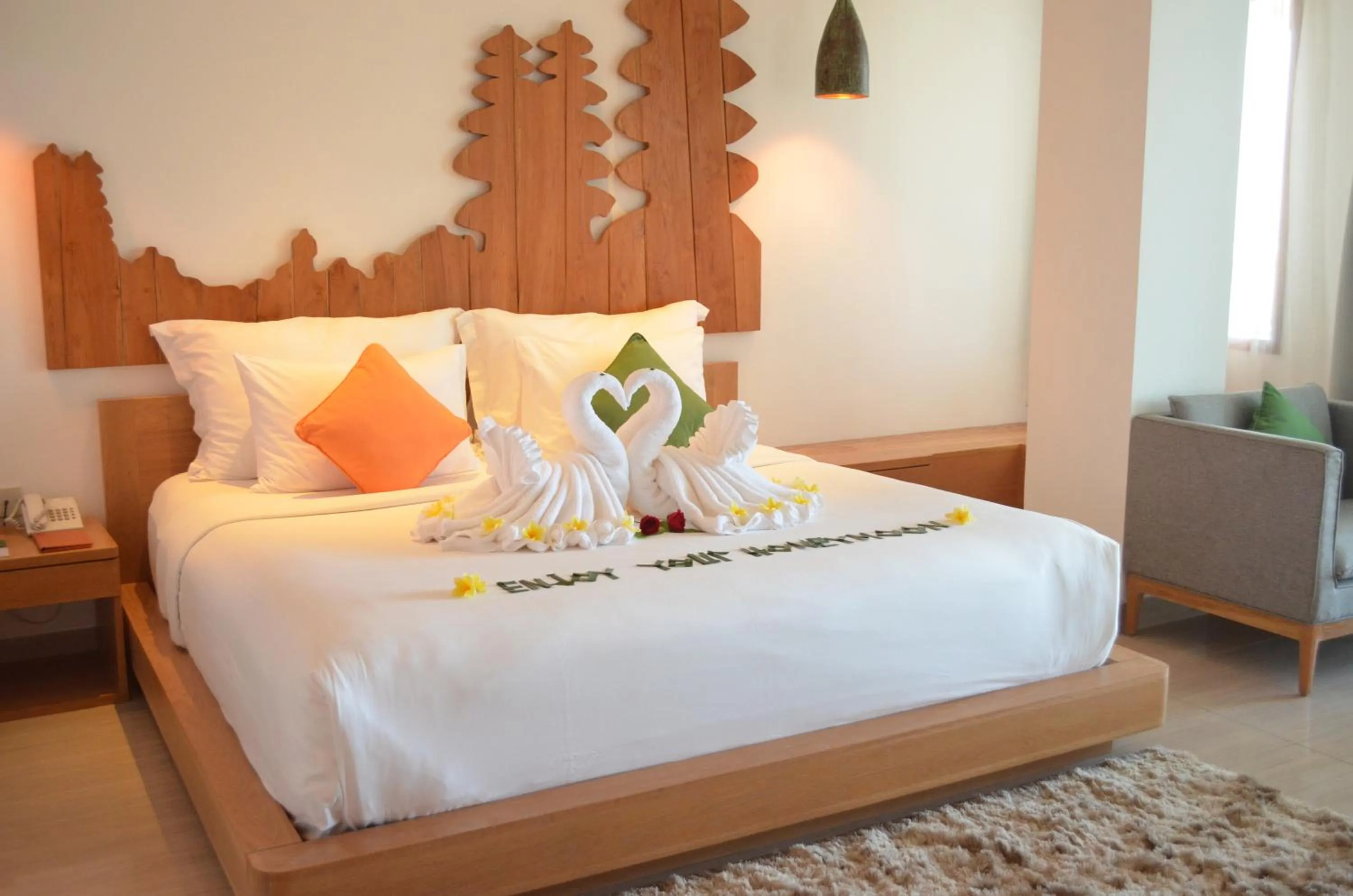 Bedroom, Bed in Hotel Nikko Bali Benoa Beach