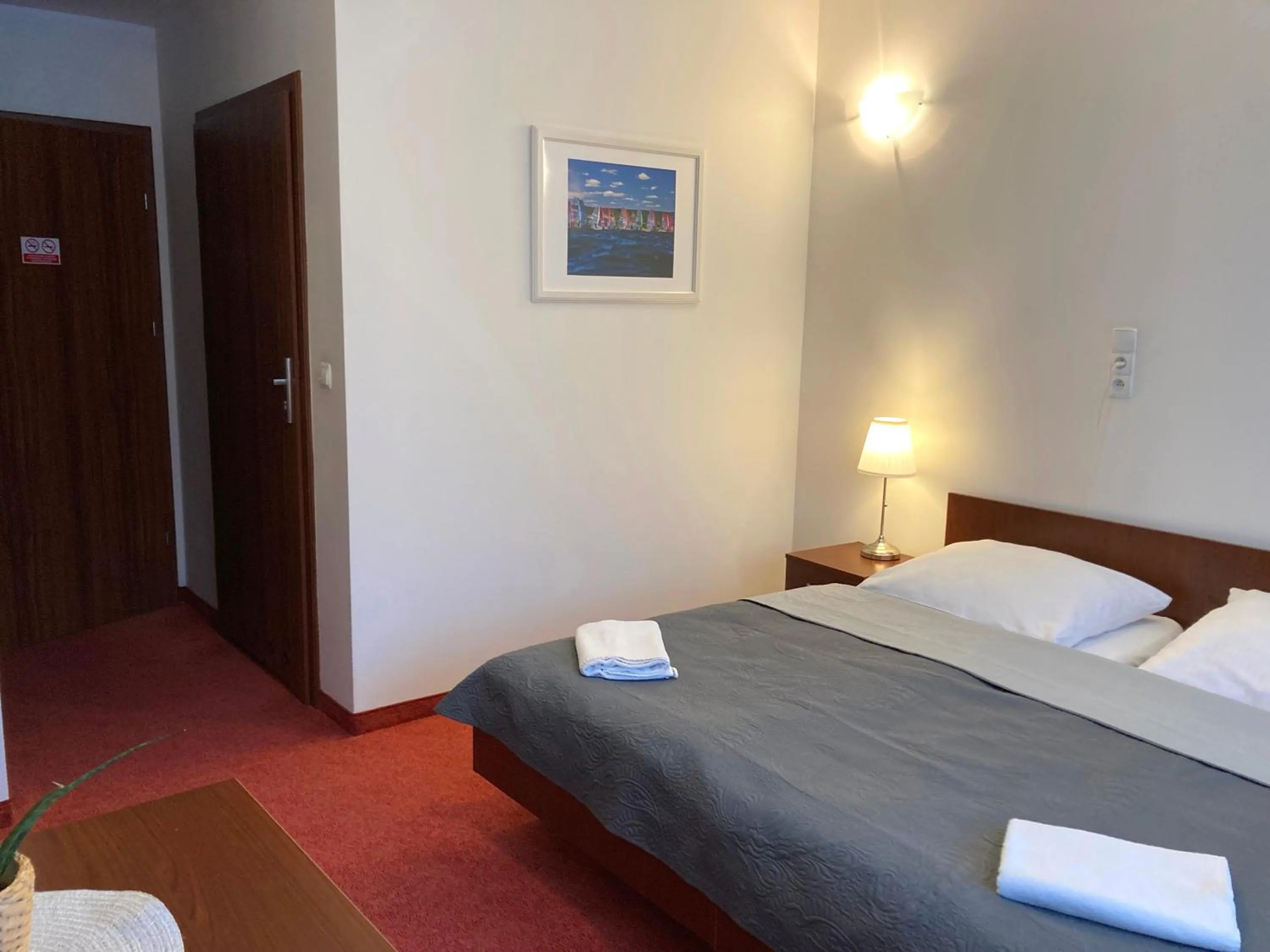 Bed in Yacht Club Residence Sopot