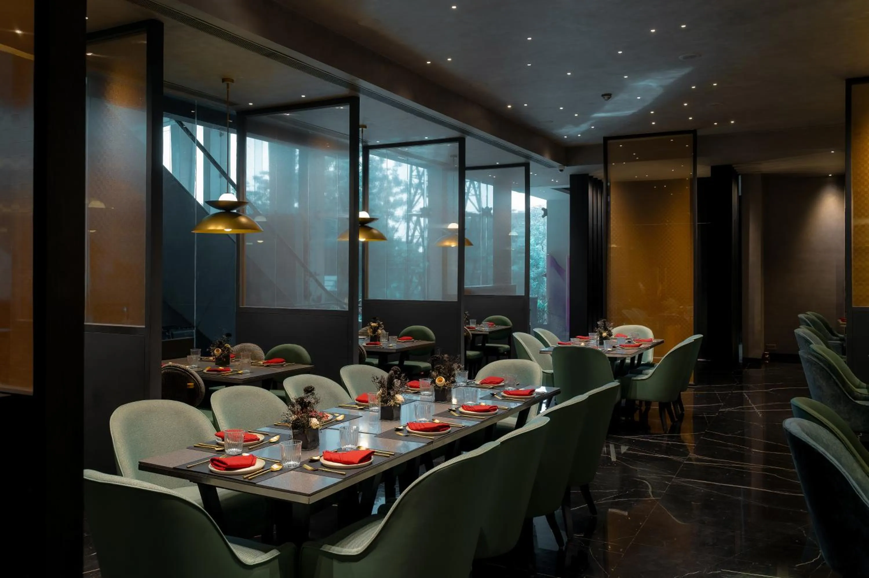 Restaurant/places to eat in The Grand Bhagwati