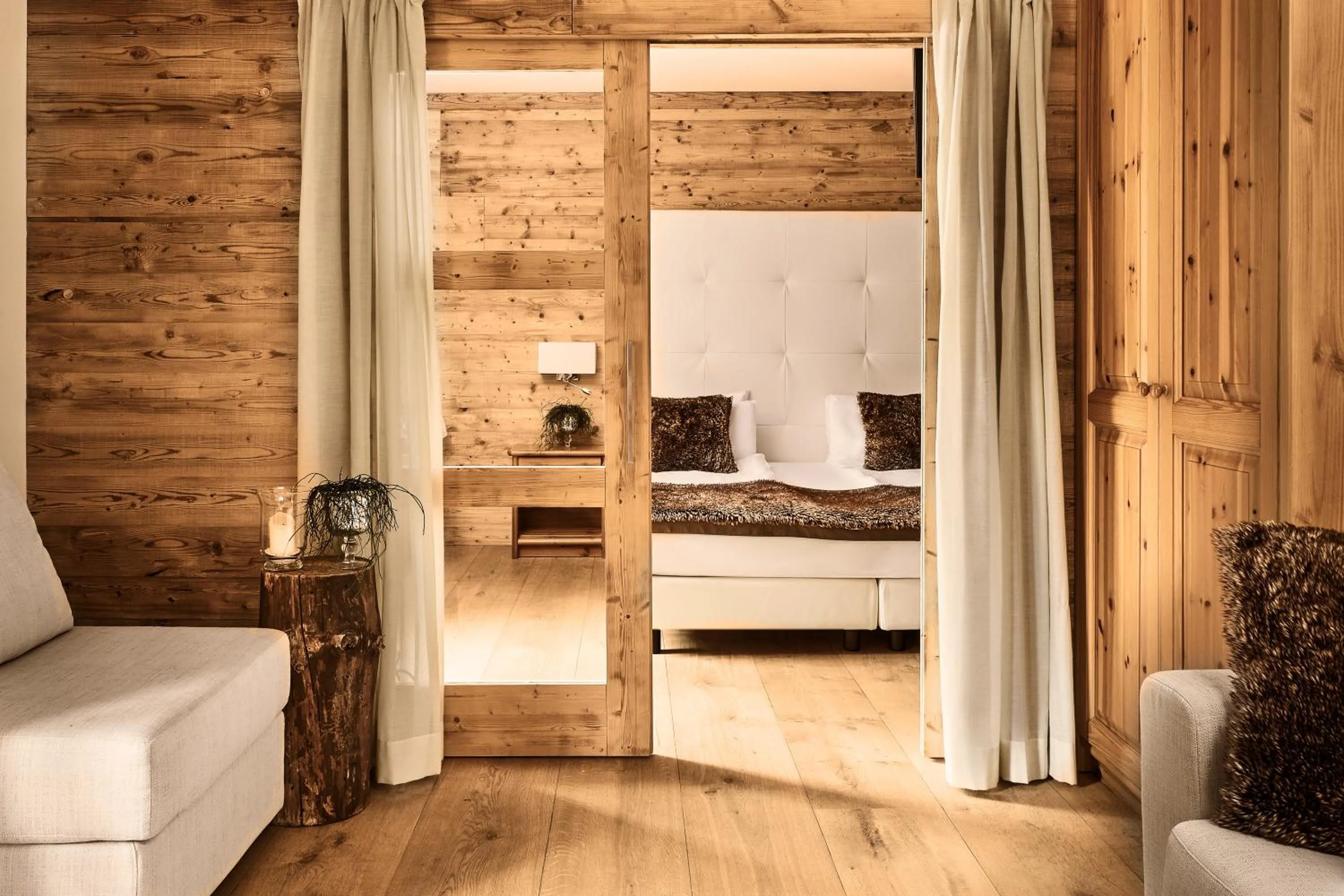Bedroom, Bed in Boutique Hotel e Chalets Salvadori