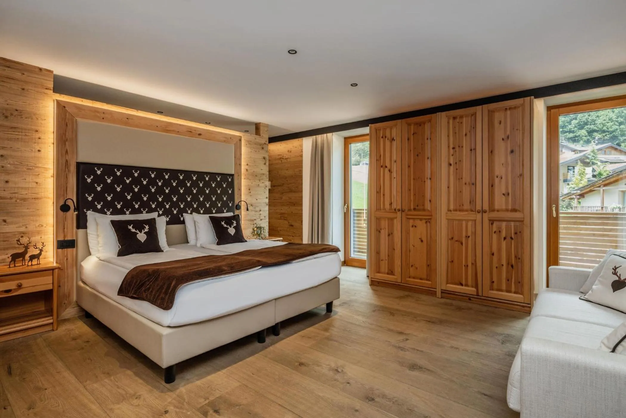 Bedroom, Bed in Boutique Hotel e Chalets Salvadori