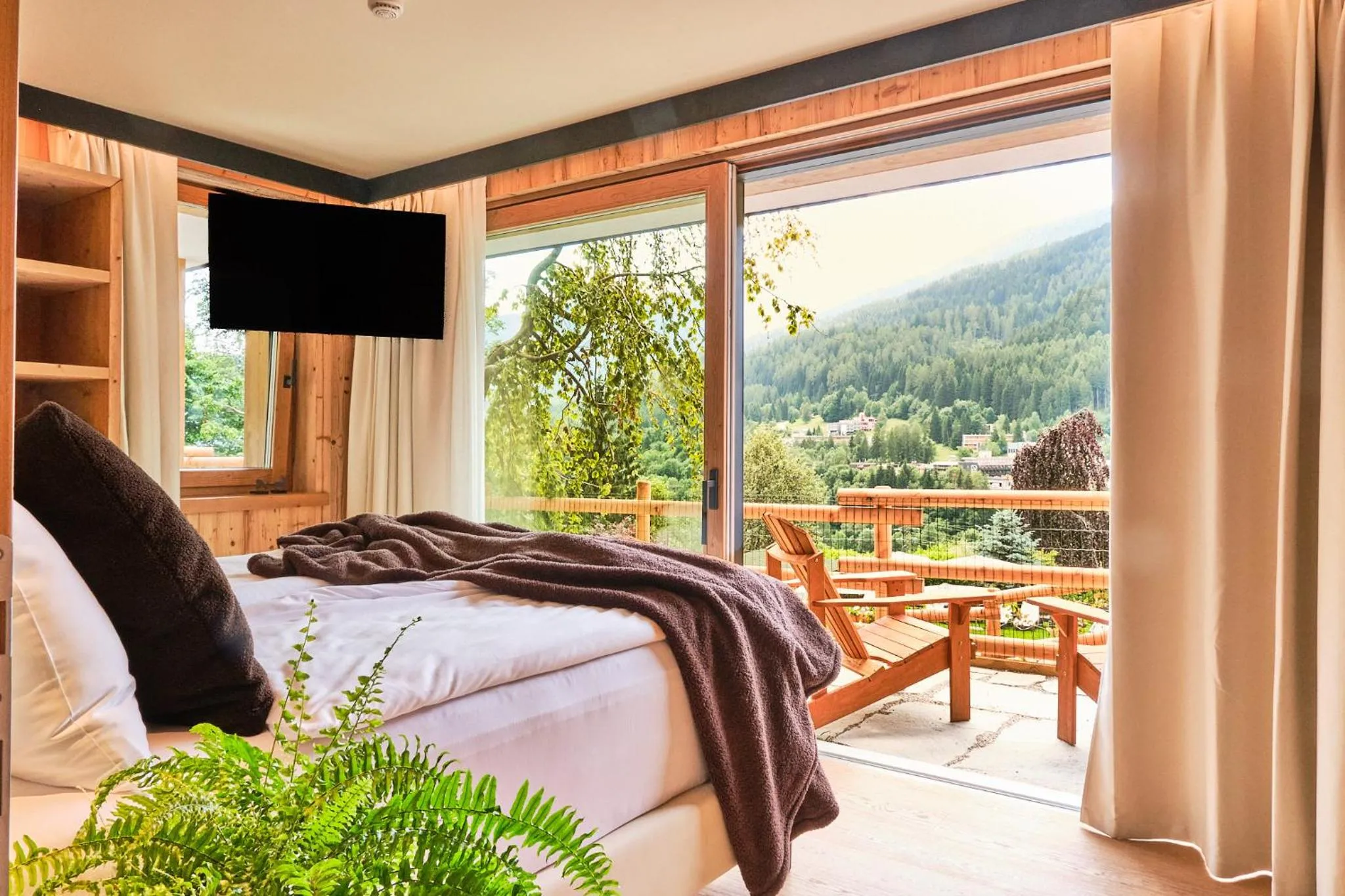 Balcony/Terrace in Boutique Hotel e Chalets Salvadori