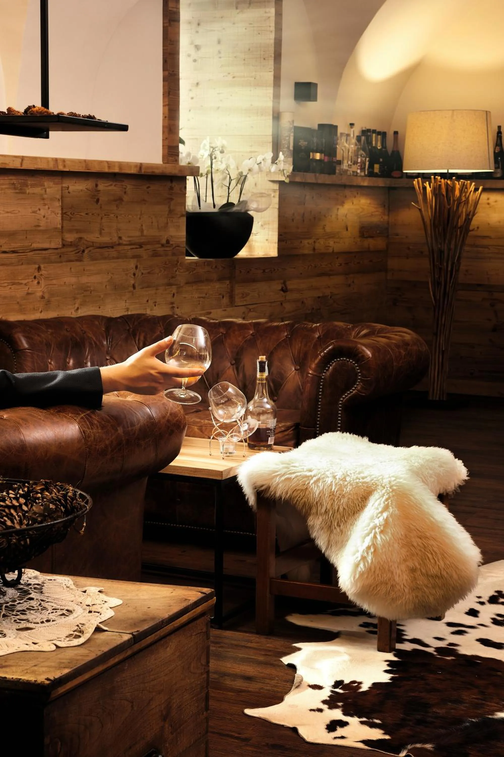 Lounge or bar in Boutique Hotel e Chalets Salvadori