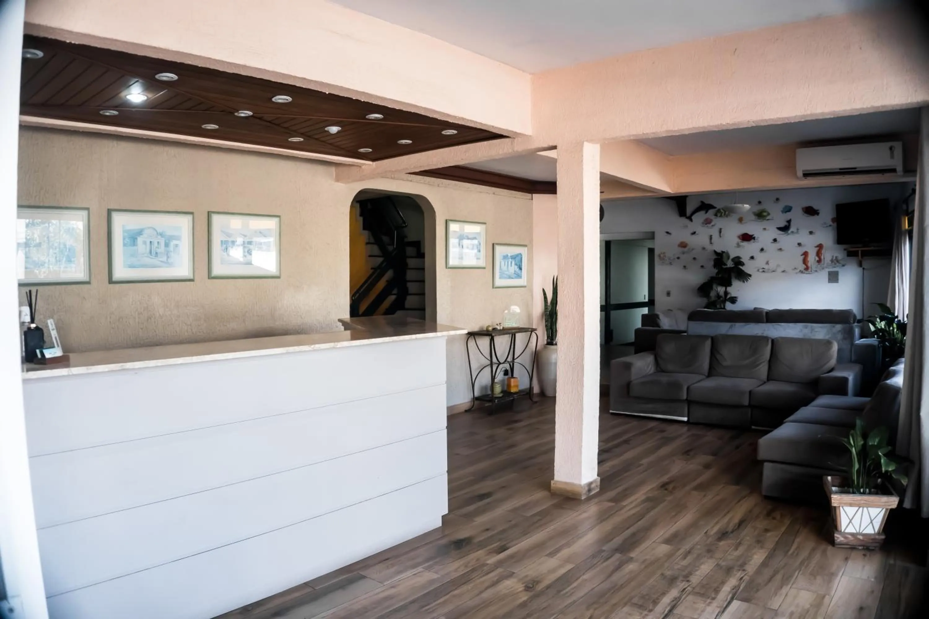 Lobby or reception in Hotel Bauer