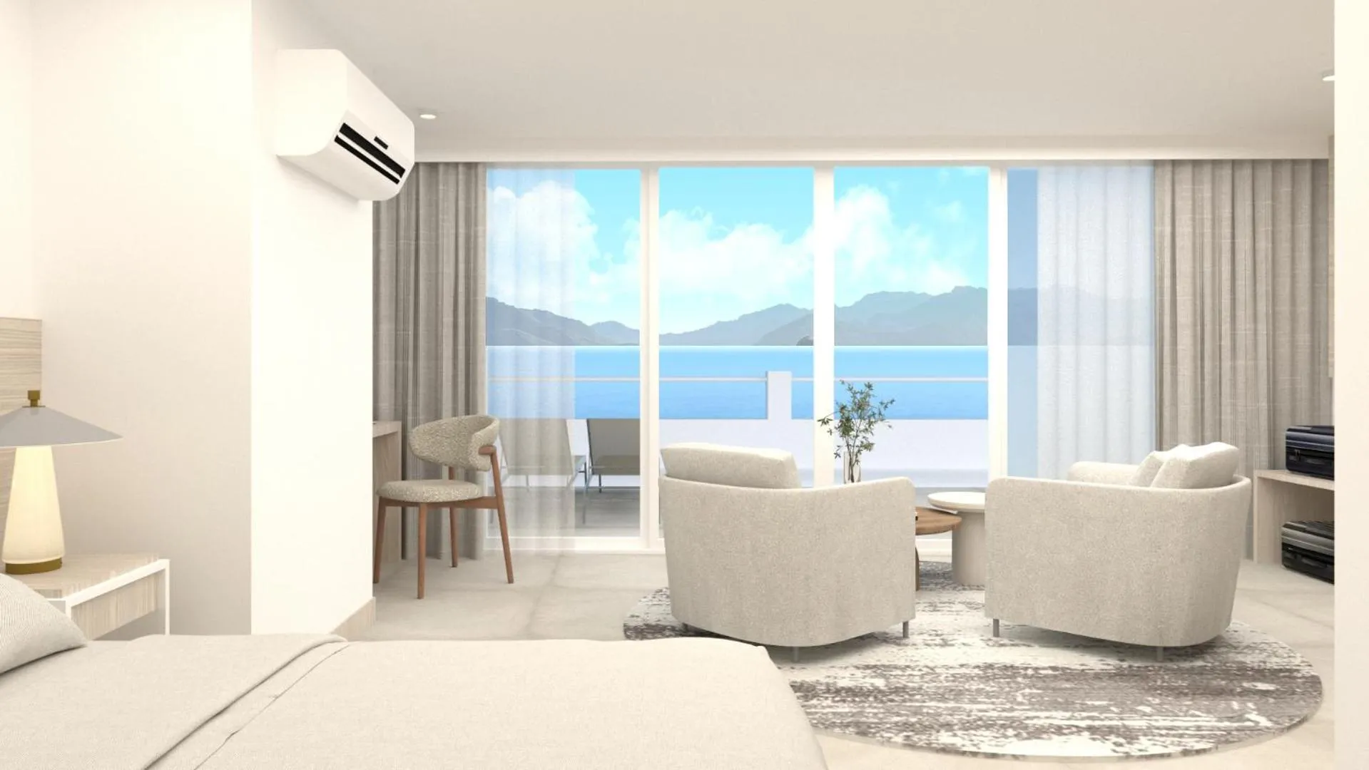 Seating area in The Beachfront Hotel Adult Only 16 Plus