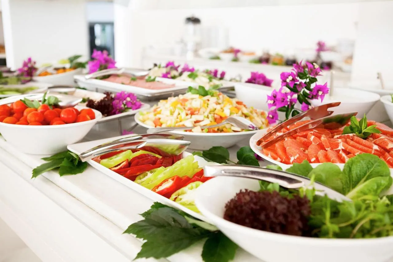 Food in The Beachfront Hotel Adult Only 16 Plus