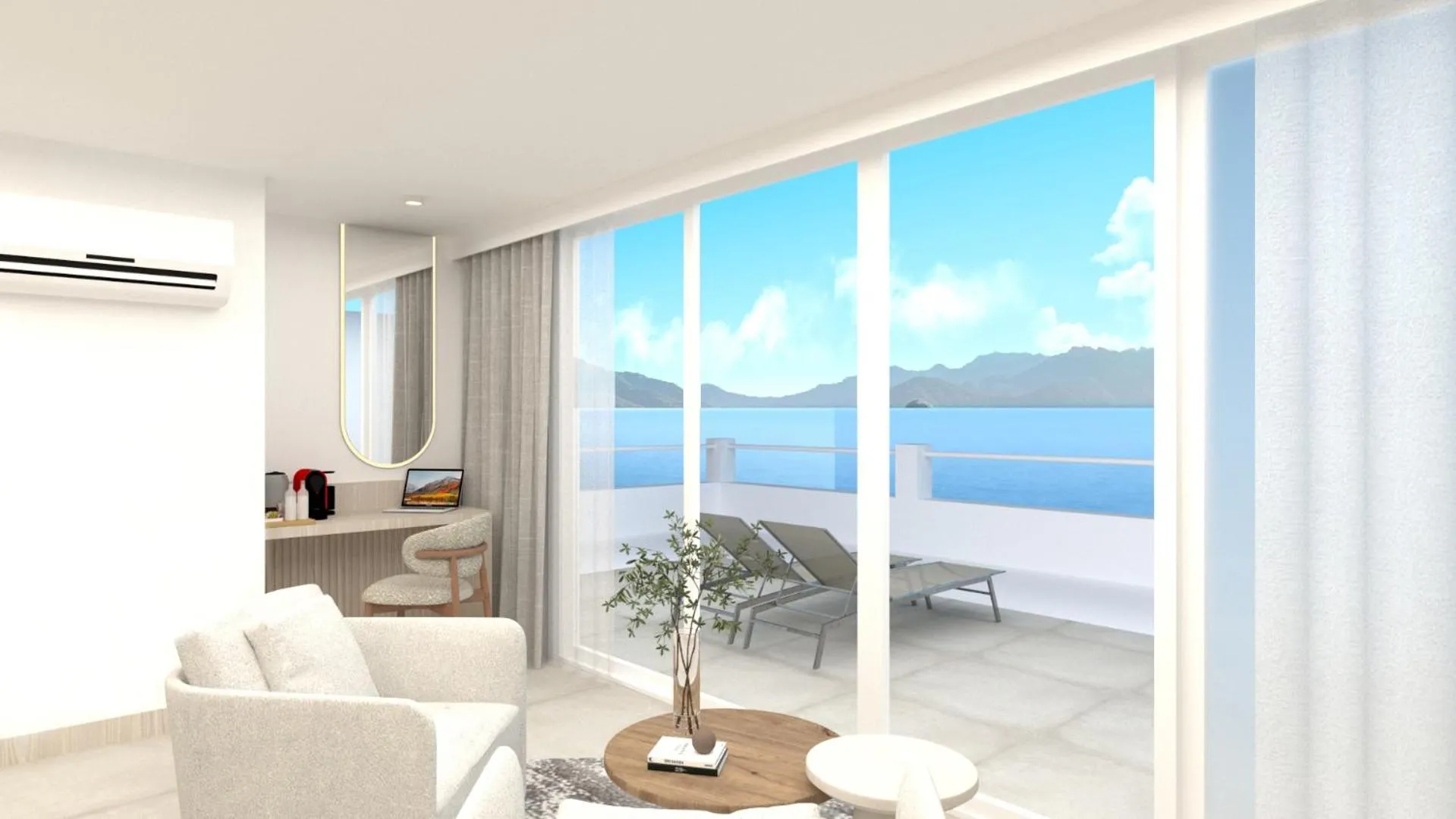 Seating area in The Beachfront Hotel Adult Only 16 Plus