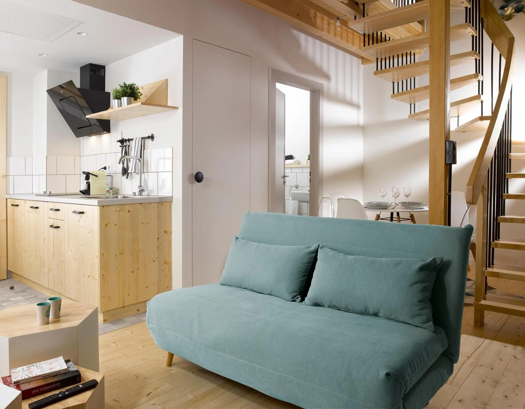 Living room in Hôtel Au Petit Pont