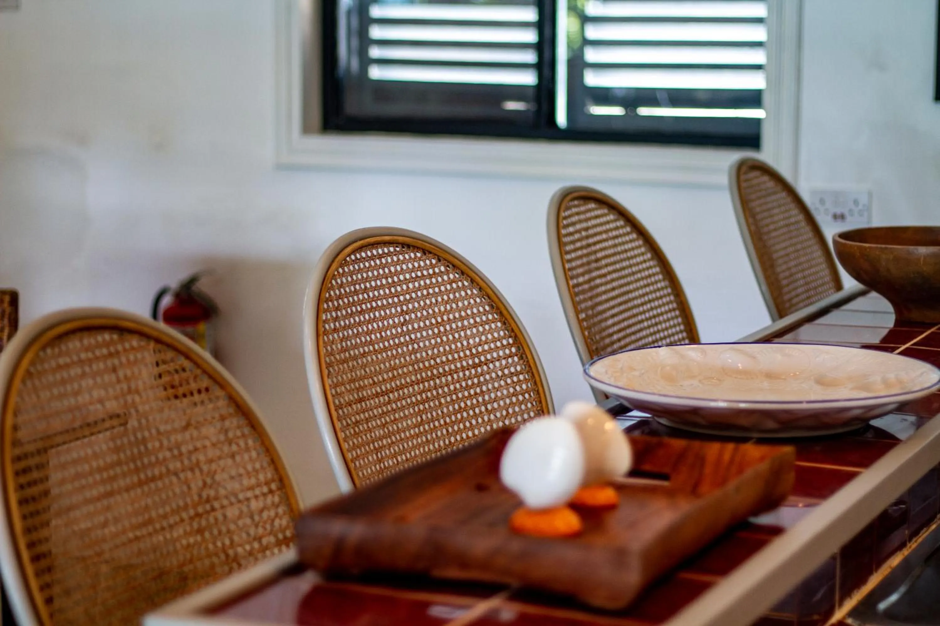 Dining area in Bequia Beachfront Villas
