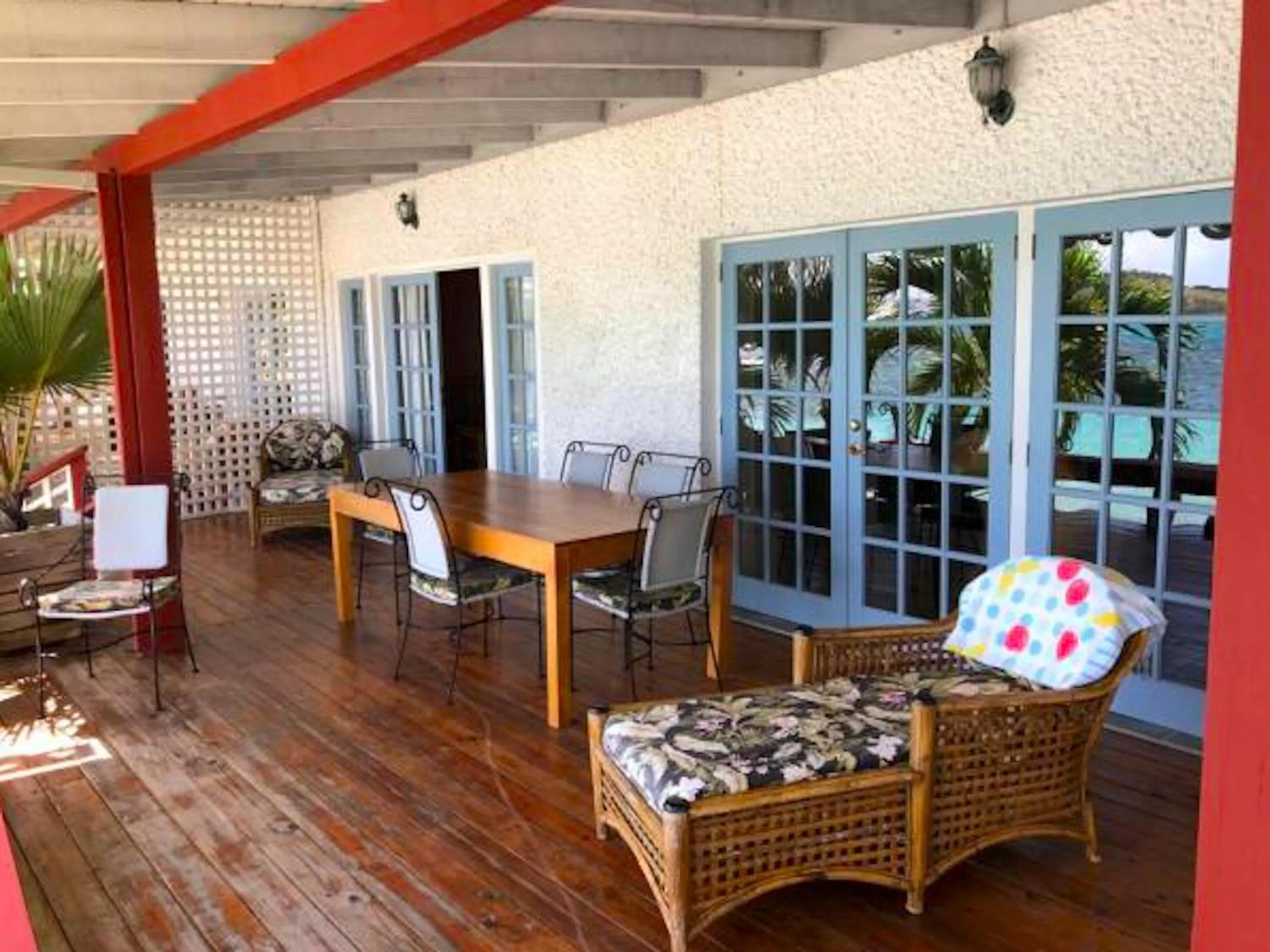 Patio in Bequia Beachfront Villas