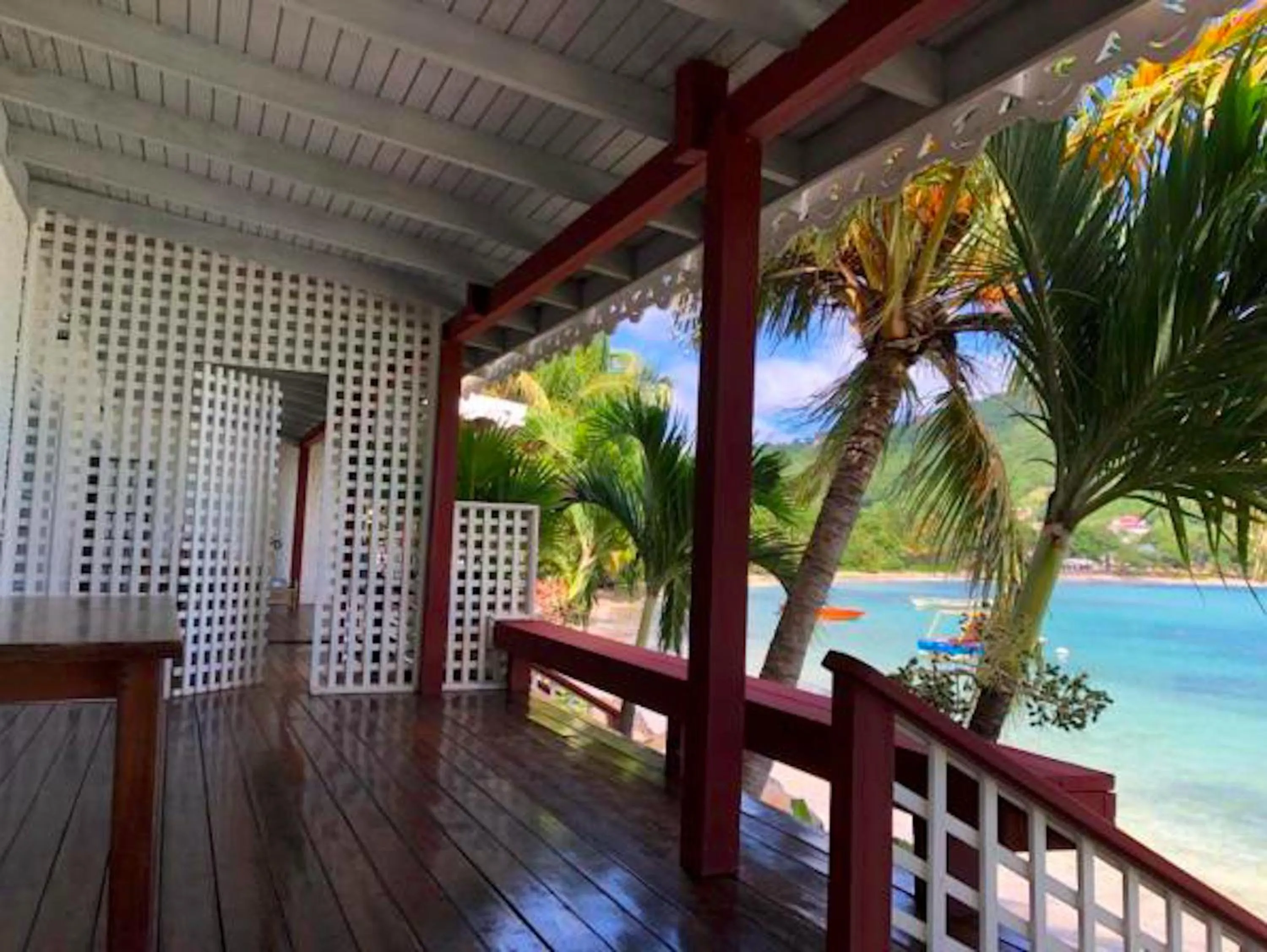 Balcony/Terrace in Bequia Beachfront Villas